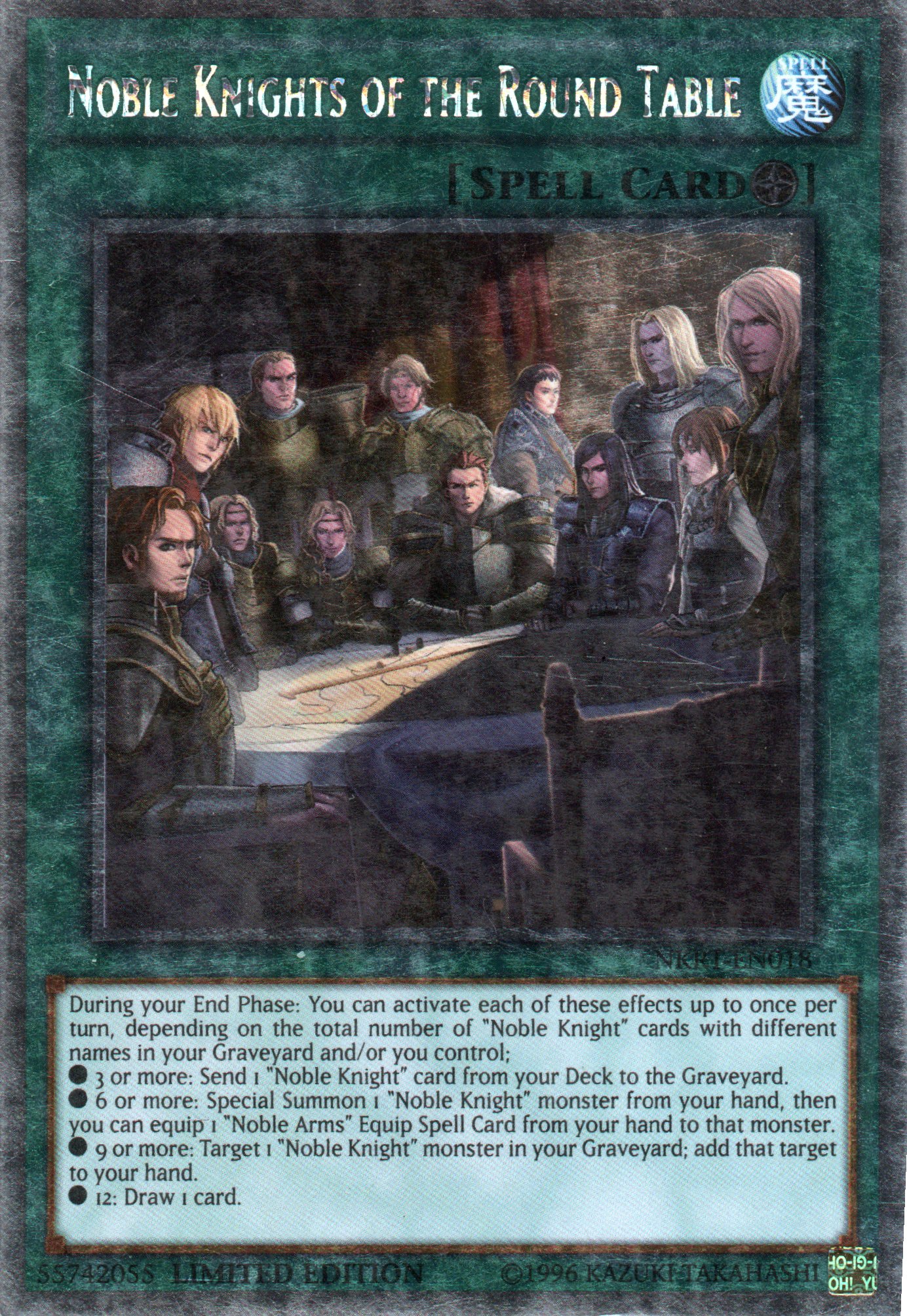 Noble Nights of the Round Table NKRT-EN018 Platinum rare