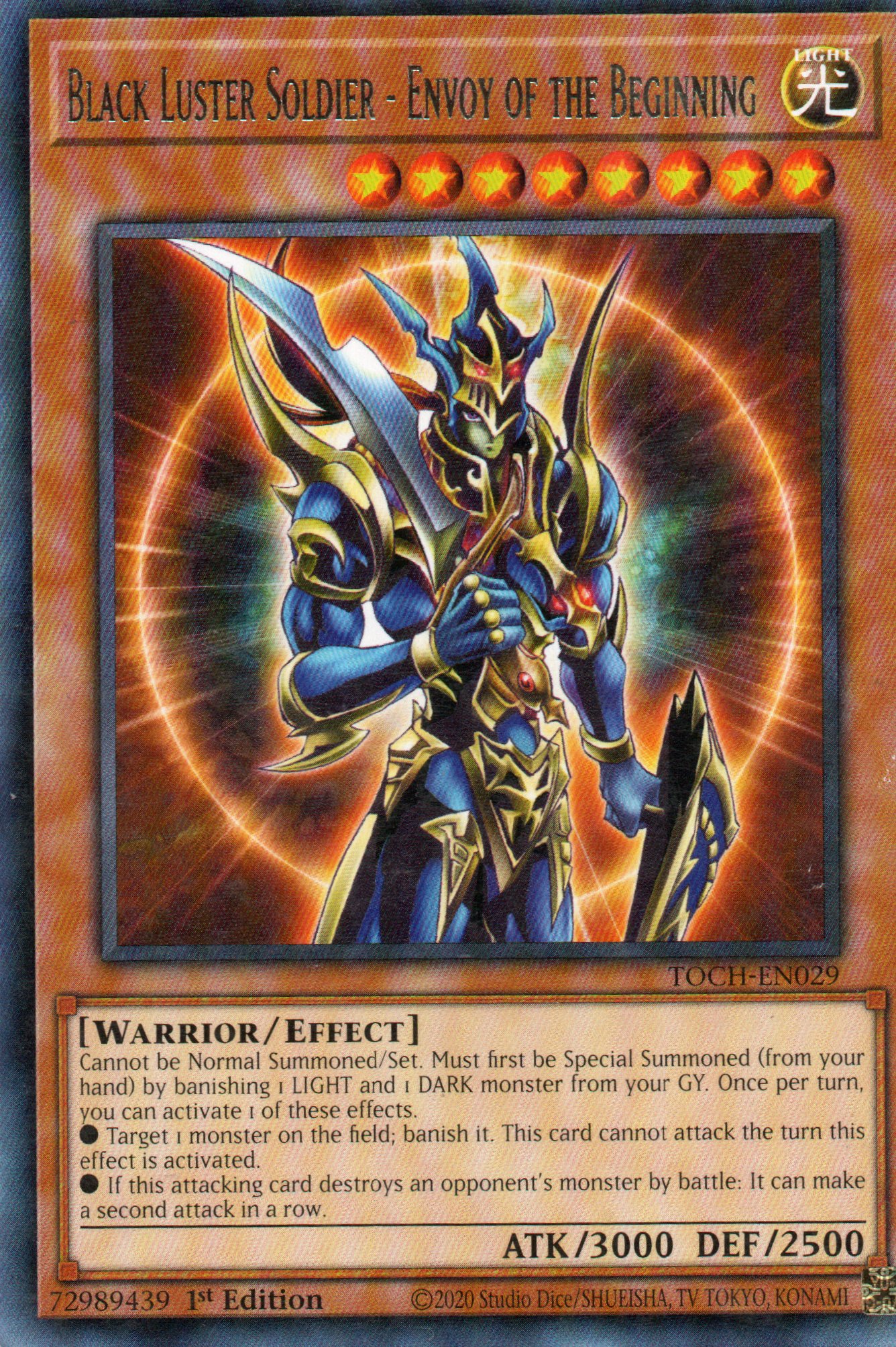 Black Luster Soldier - Envoy of the Beginning TOCH-EN029 Rare