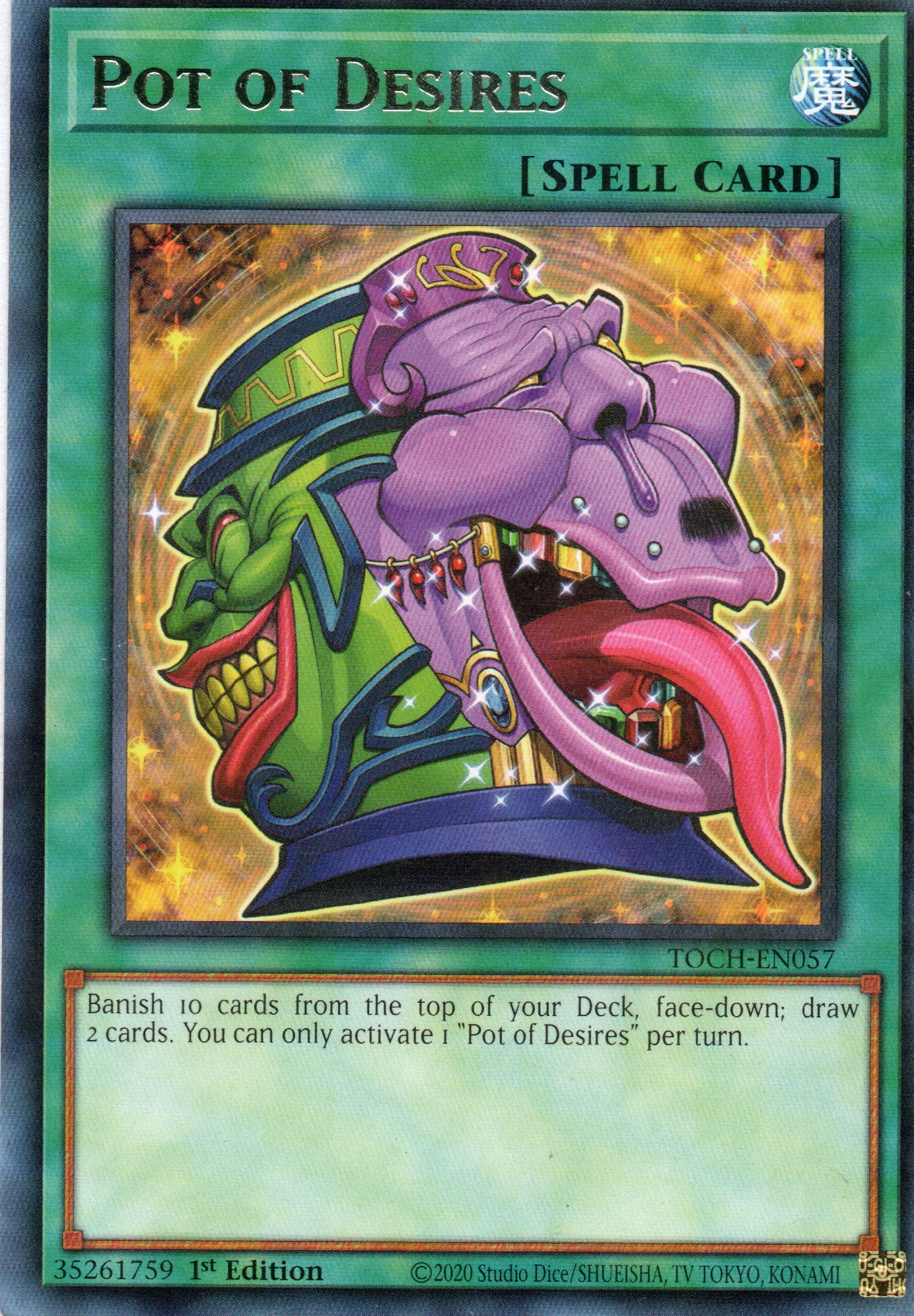 Pot of Desires TOCH-EN057 Rare