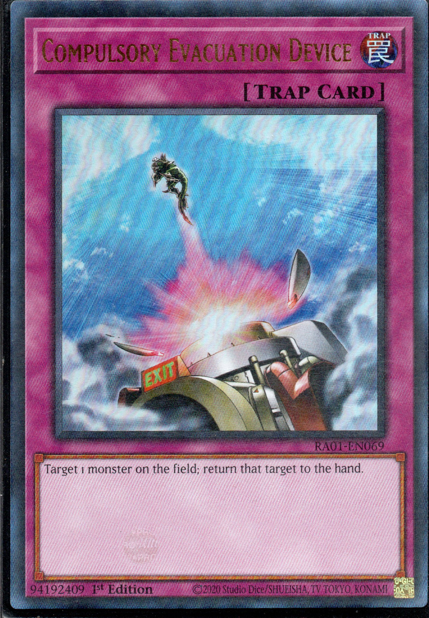 Compulsory Evacuation Device RA01-EN069 Ultra rare