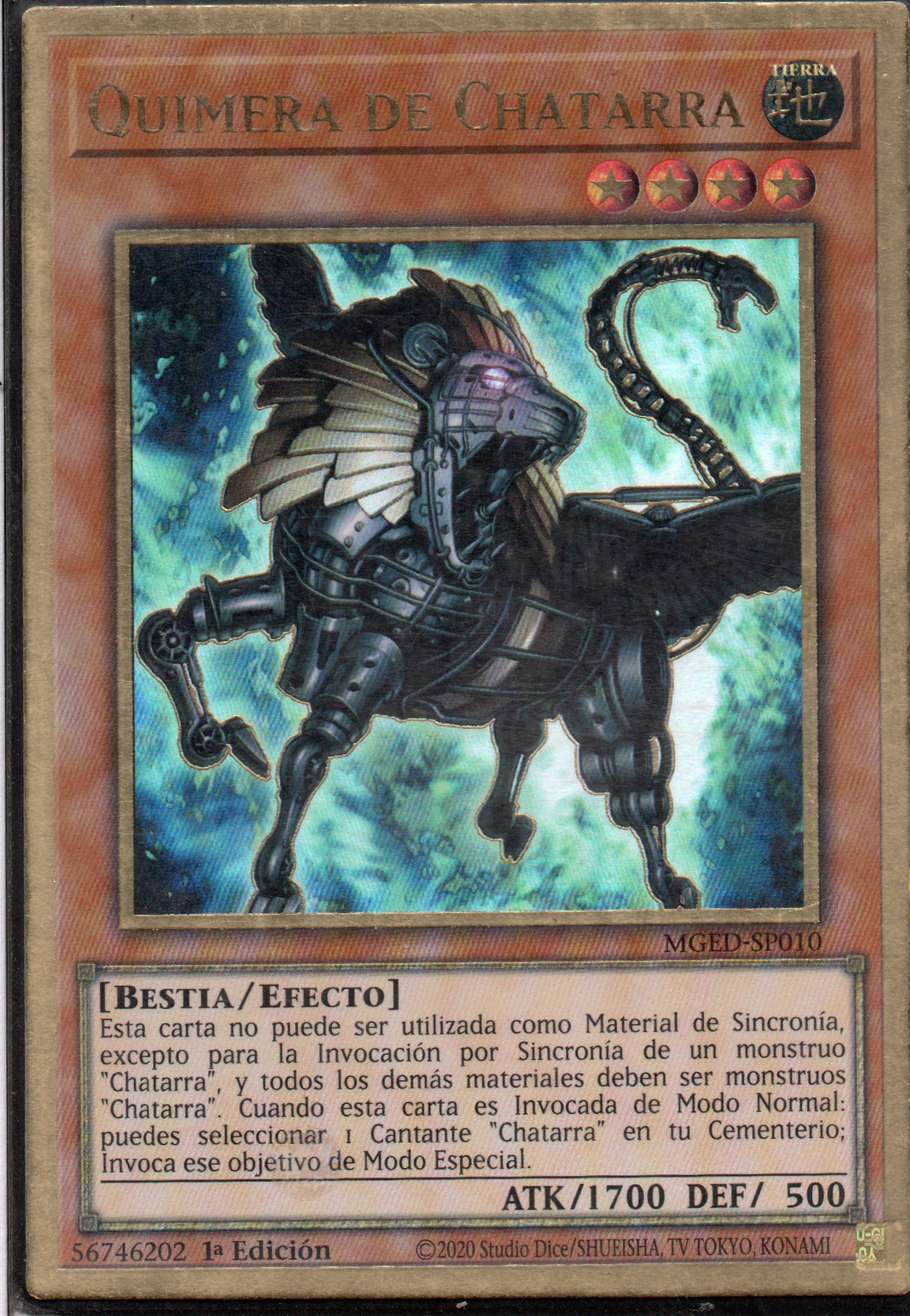 Quimera de Chatarra MGED-SP010 Gold rare