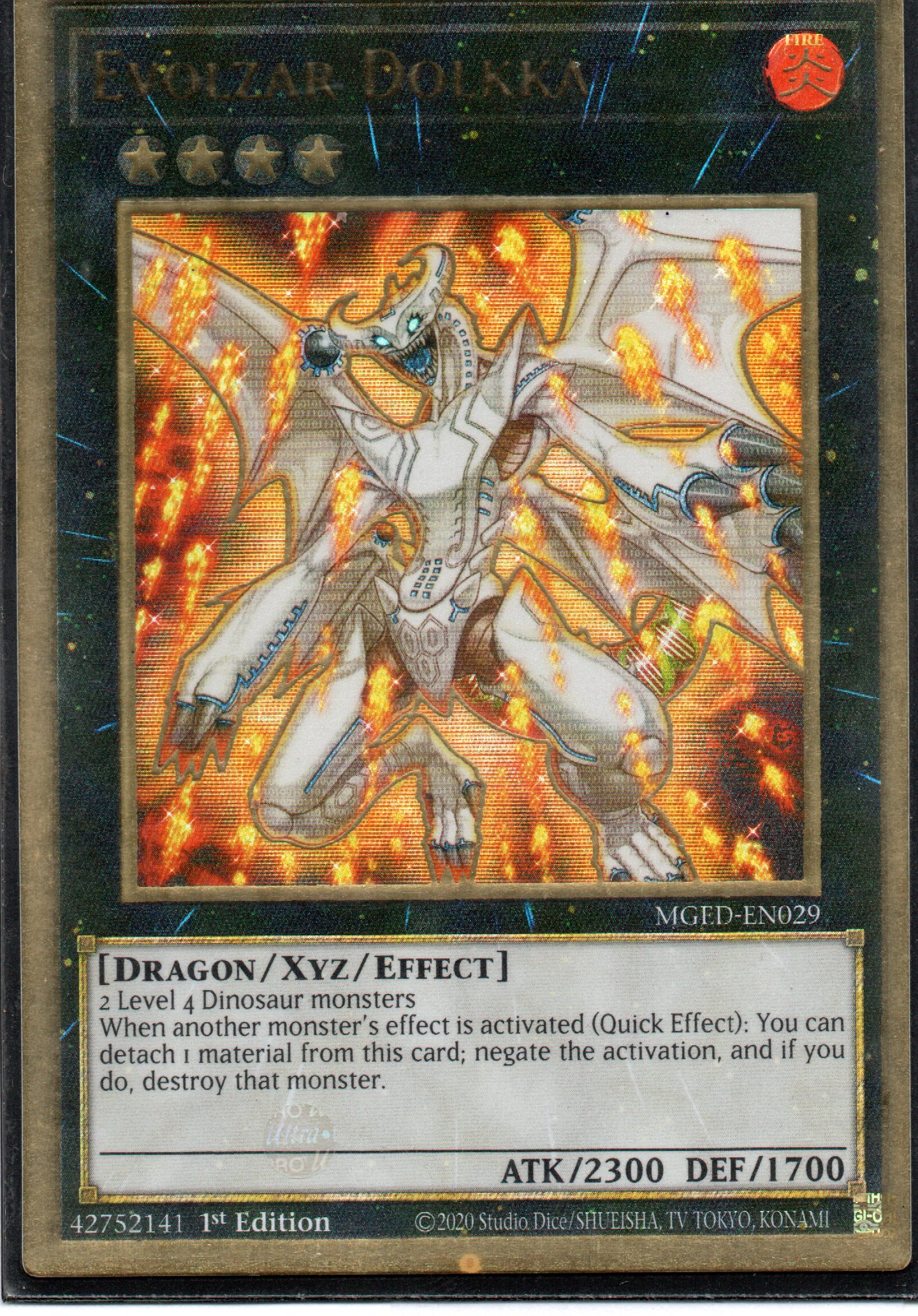 Evolzar Dolkka MGED-EN029 Gold rare