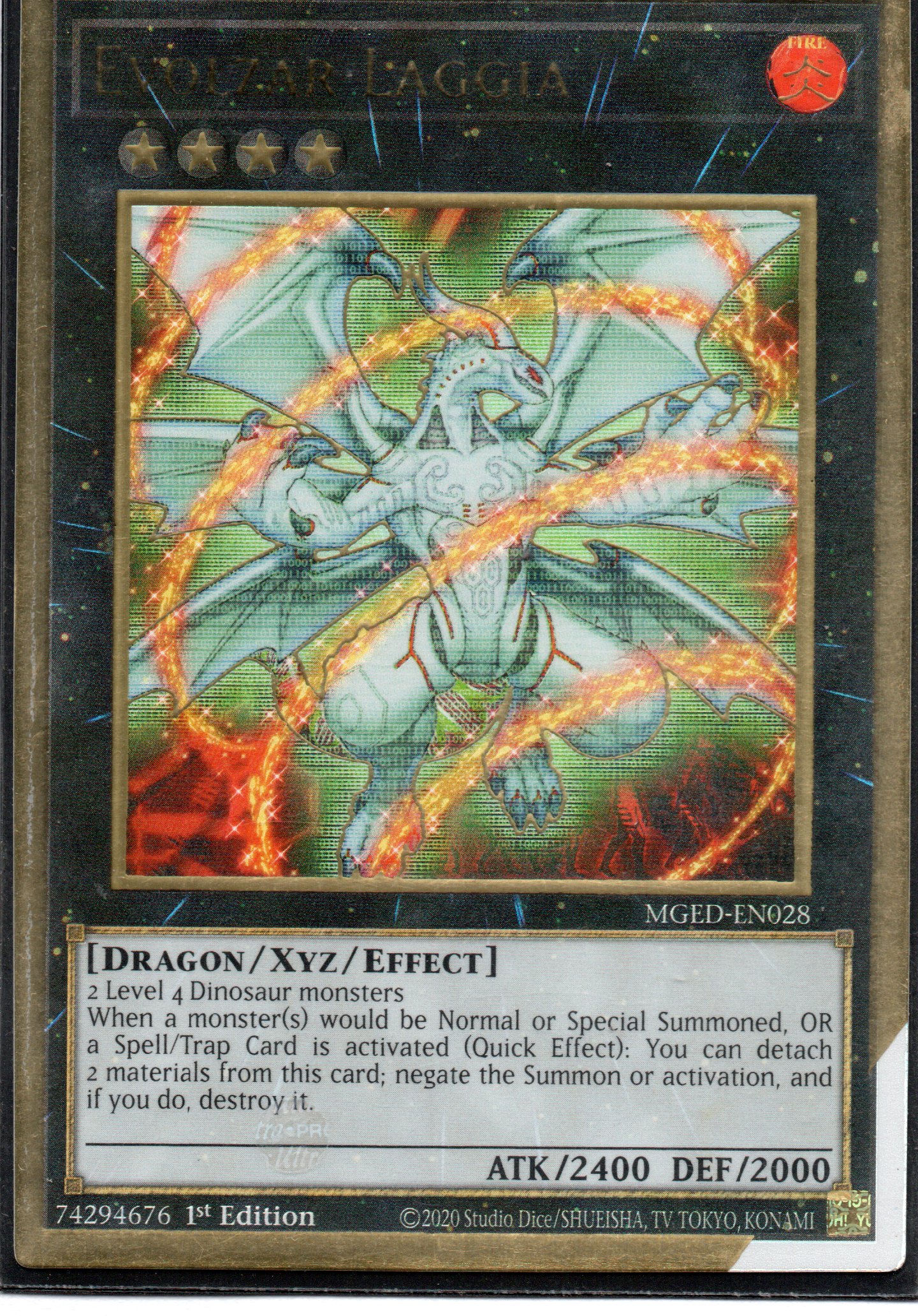 Evolzar Laggia MGED-EN028 Gold rare