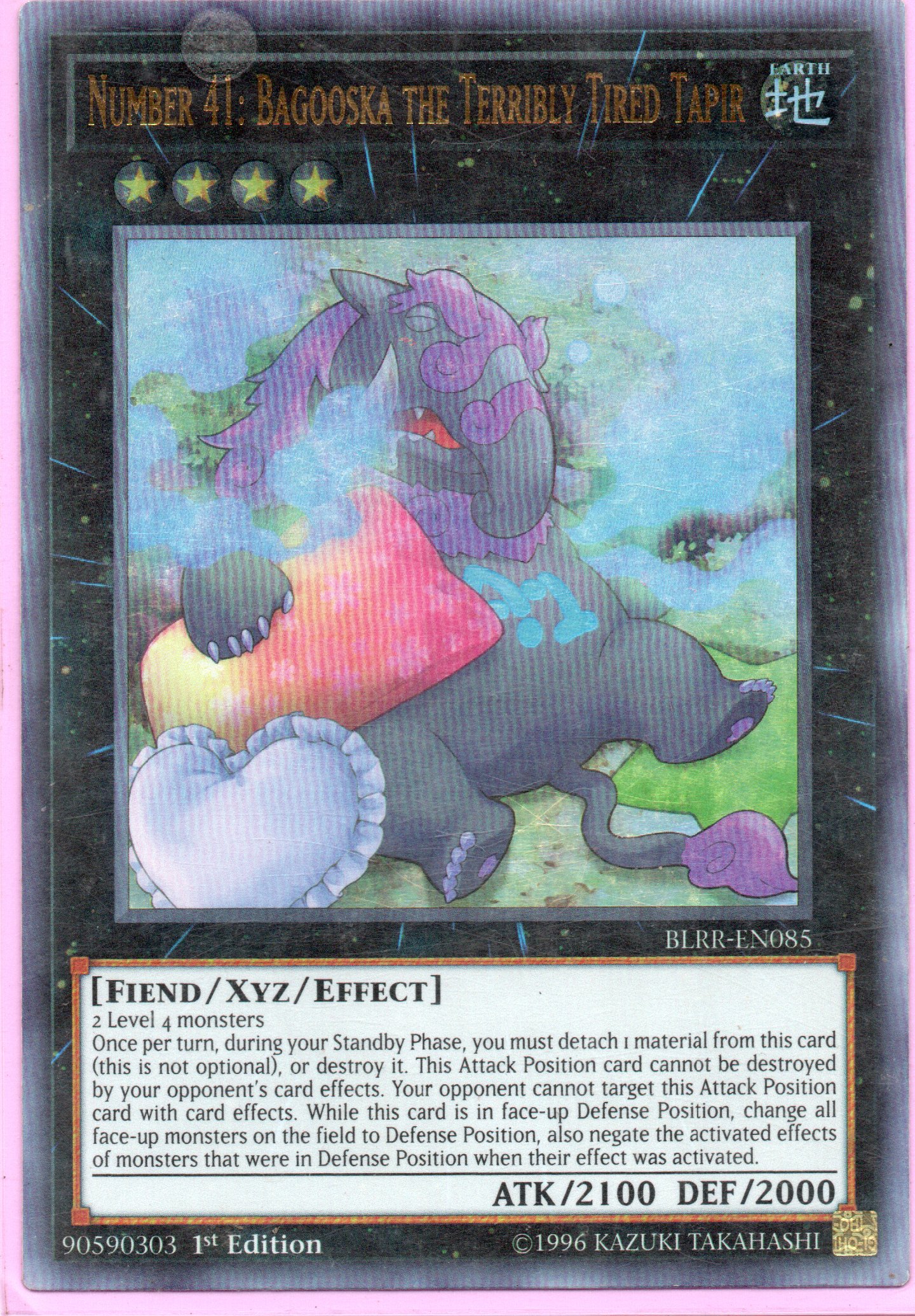 Number 41: Bagooska the Terribly Tired Tapír BLRR-EN085 Ultra rare