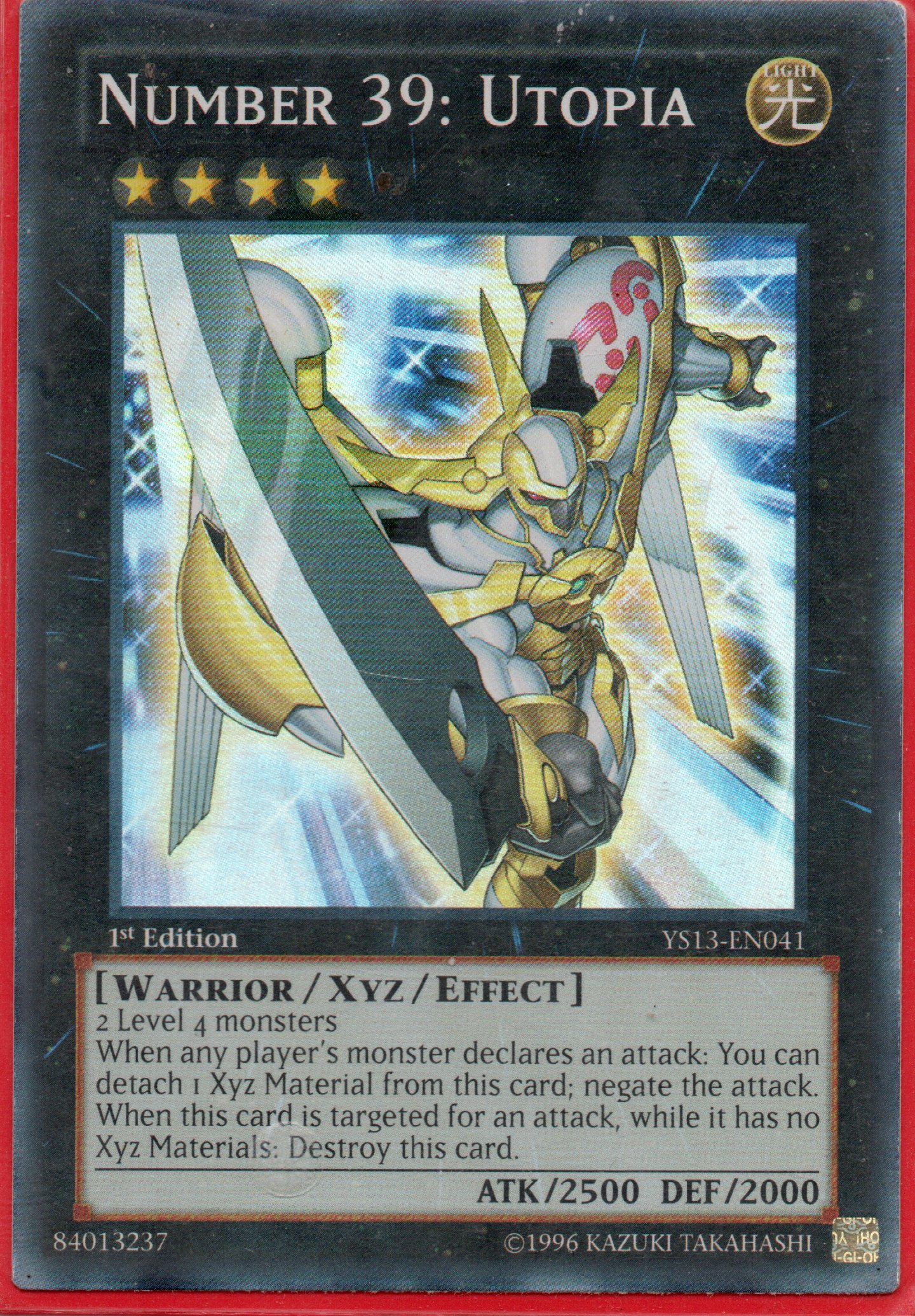 Number 39: Utopia YS13-EN041 Super rare