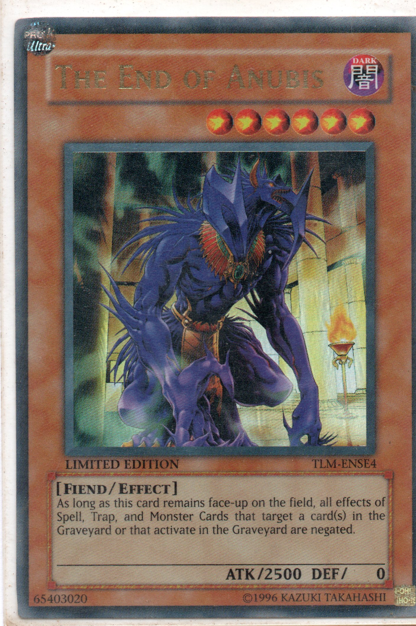 The End of Anubis TLM-ENSE4 Ultra rare