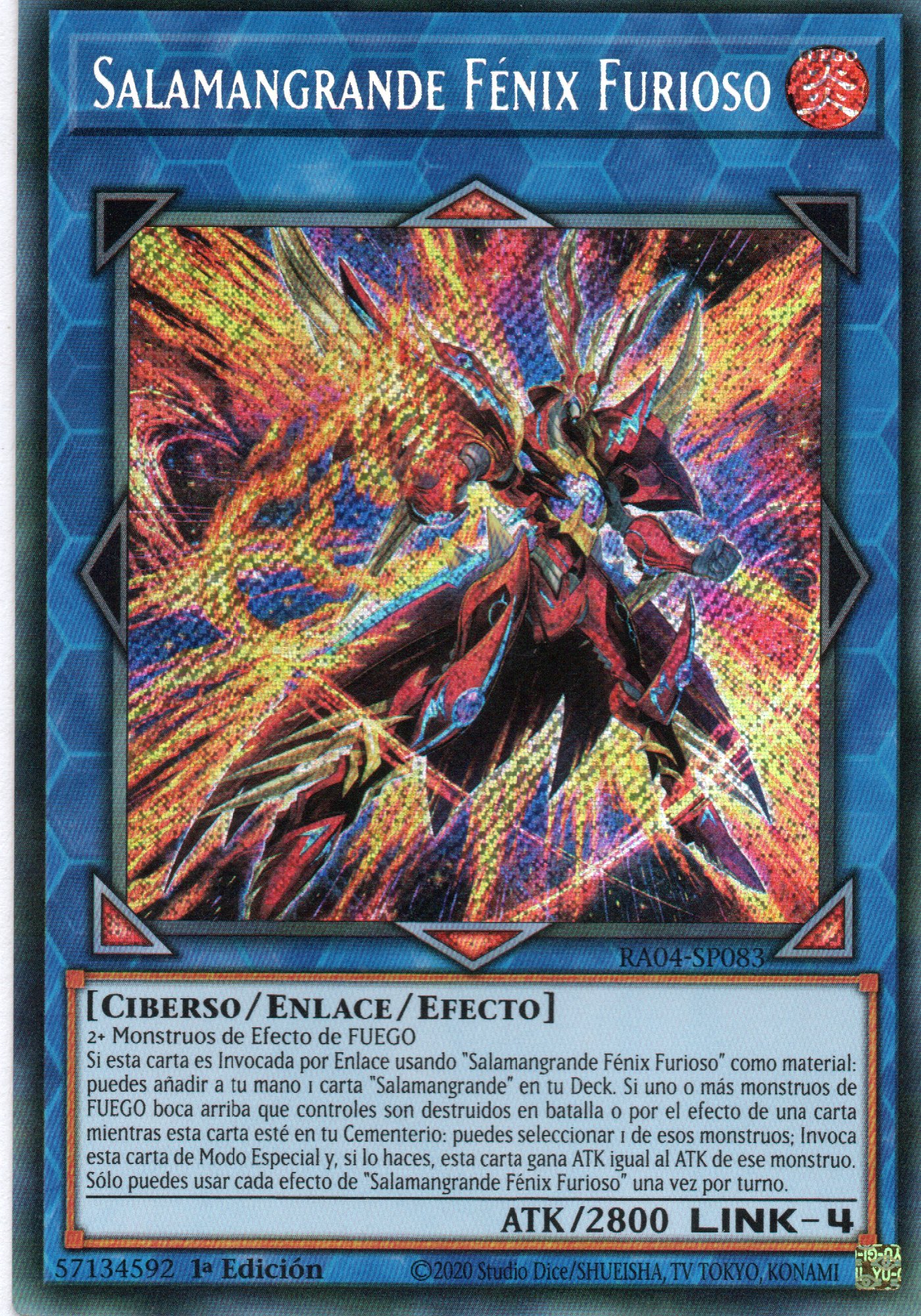 Salamangrande Fenix Furioso RA04-SP083 Secret rare