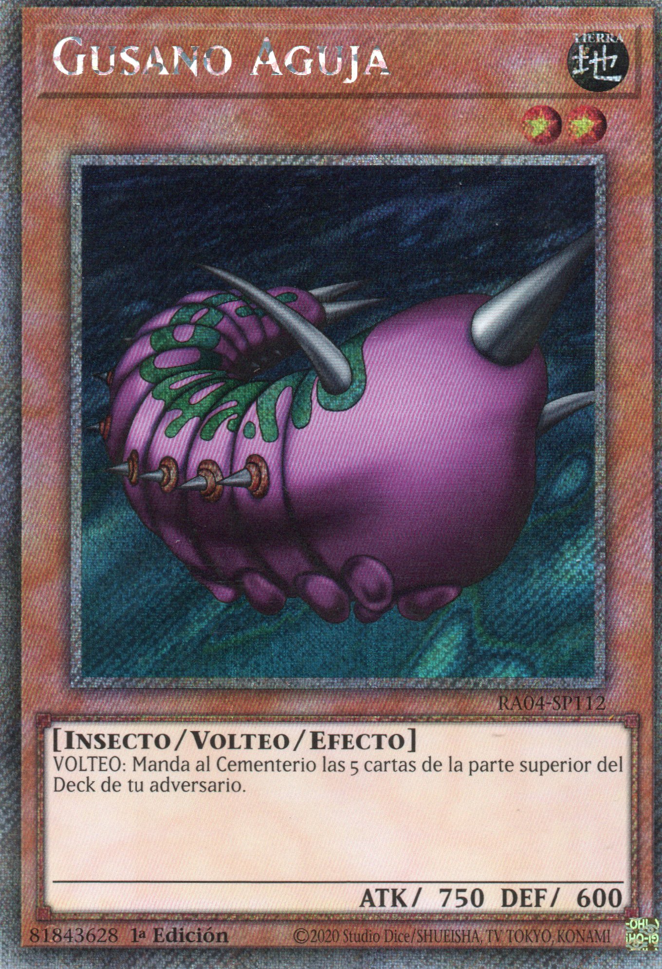 Gusano Aguja RA04-SP112 Platinum rare