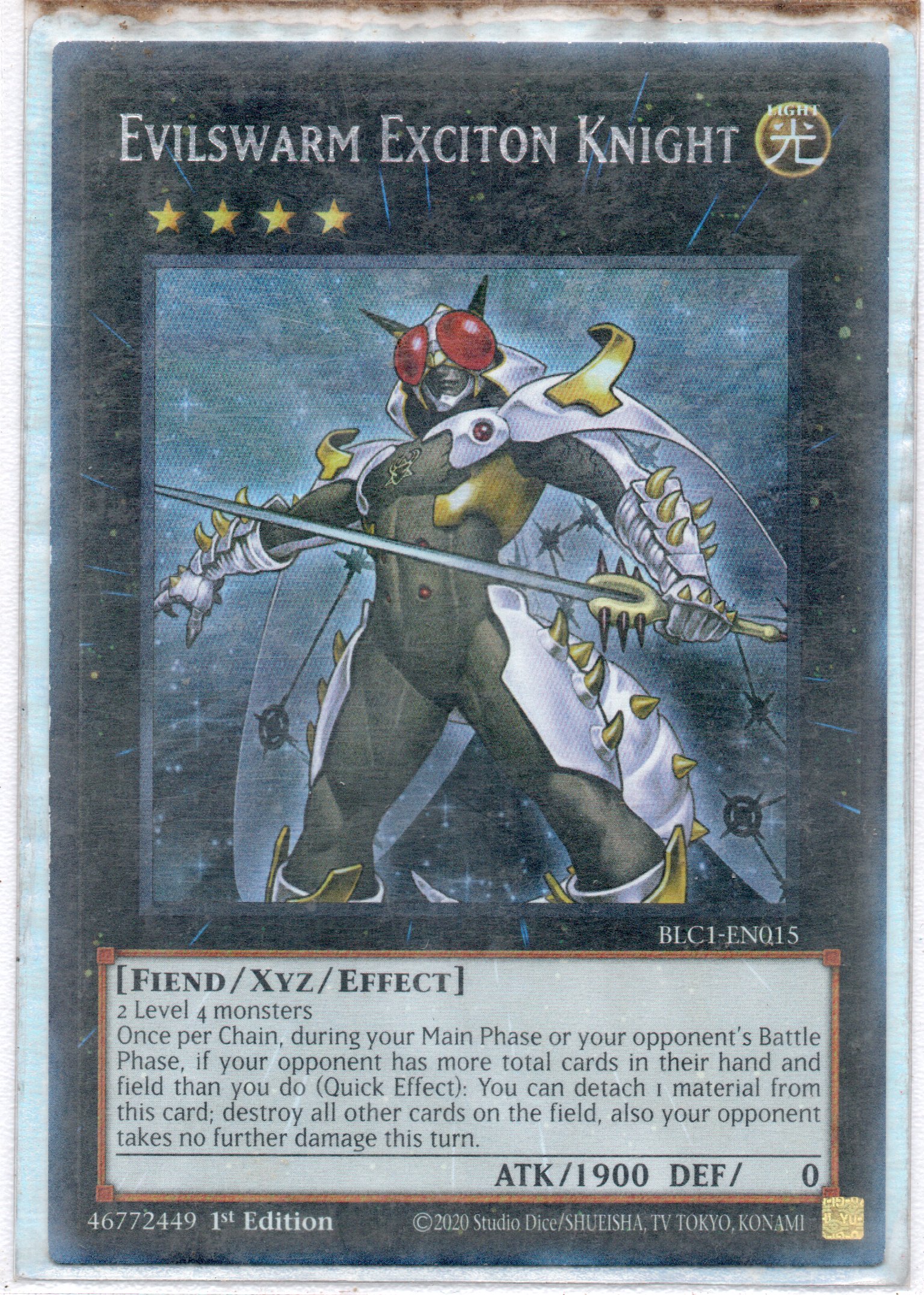 Evilswarm Exciton Knight BLC1-EN015 Ultra rare