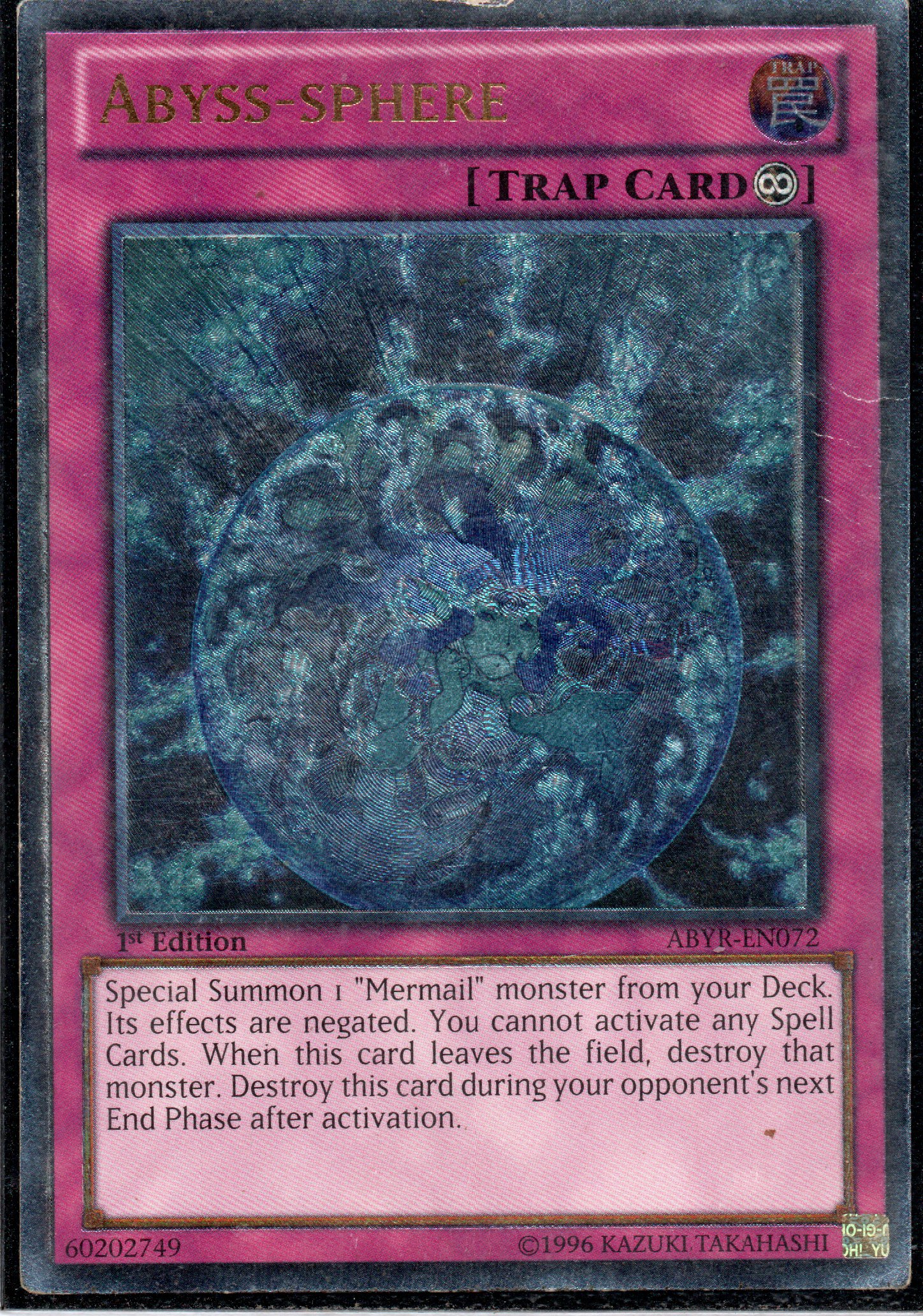 Abyss-Sphere ABYR-EN072 Ultimate rare