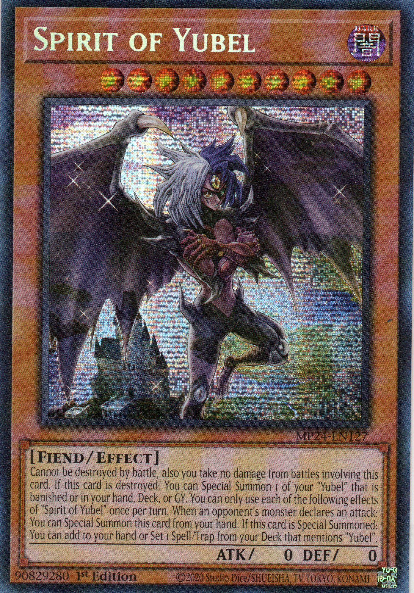 Spirit of Yubel MP24-EN127 Secret rare