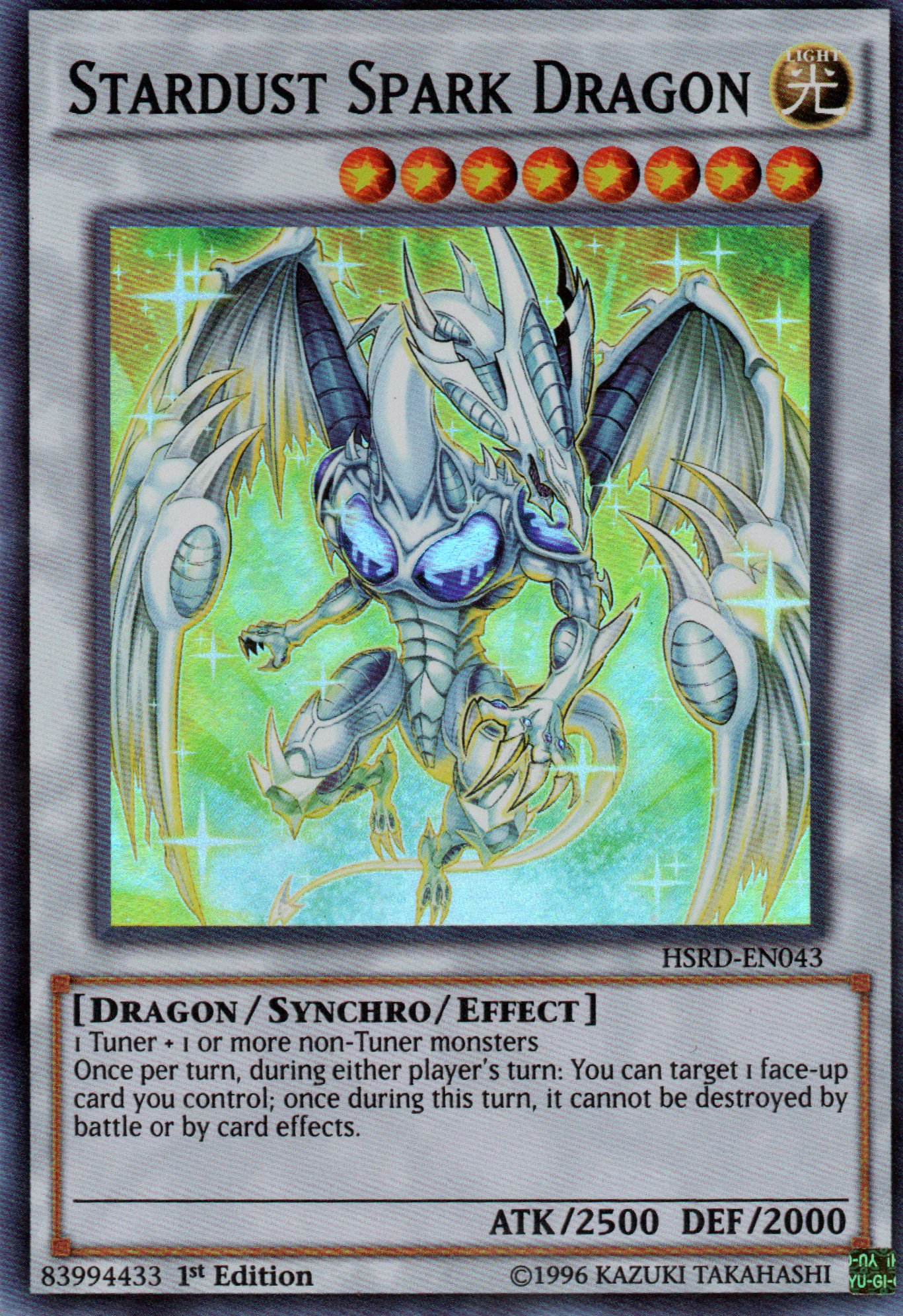 Stardust Spark Dragon HSRD-EN043 Super rare