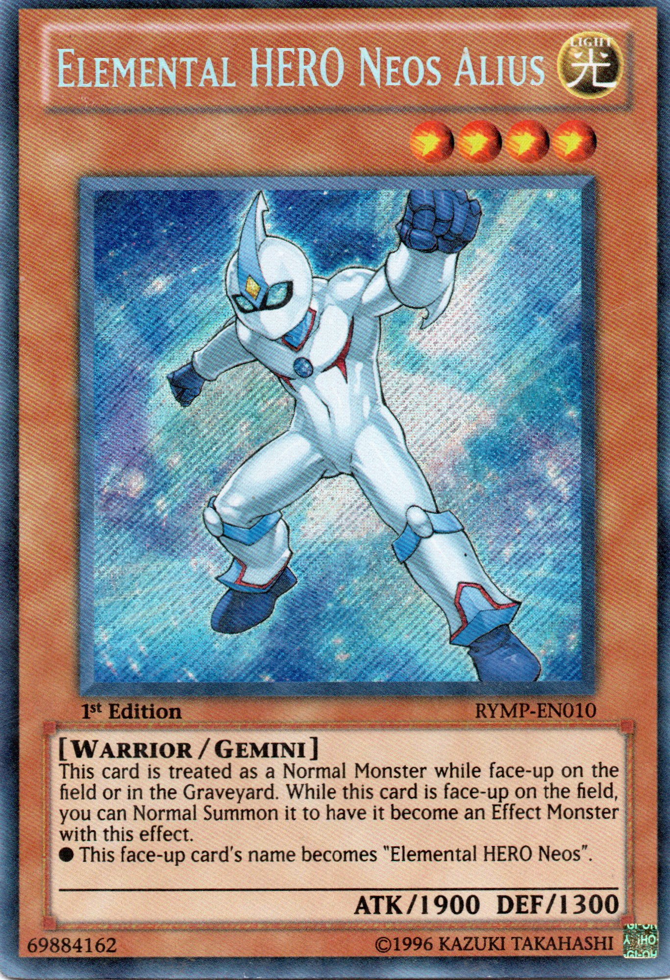 Elemental Hero Neos Alius RYMP-EN010 Secret rare