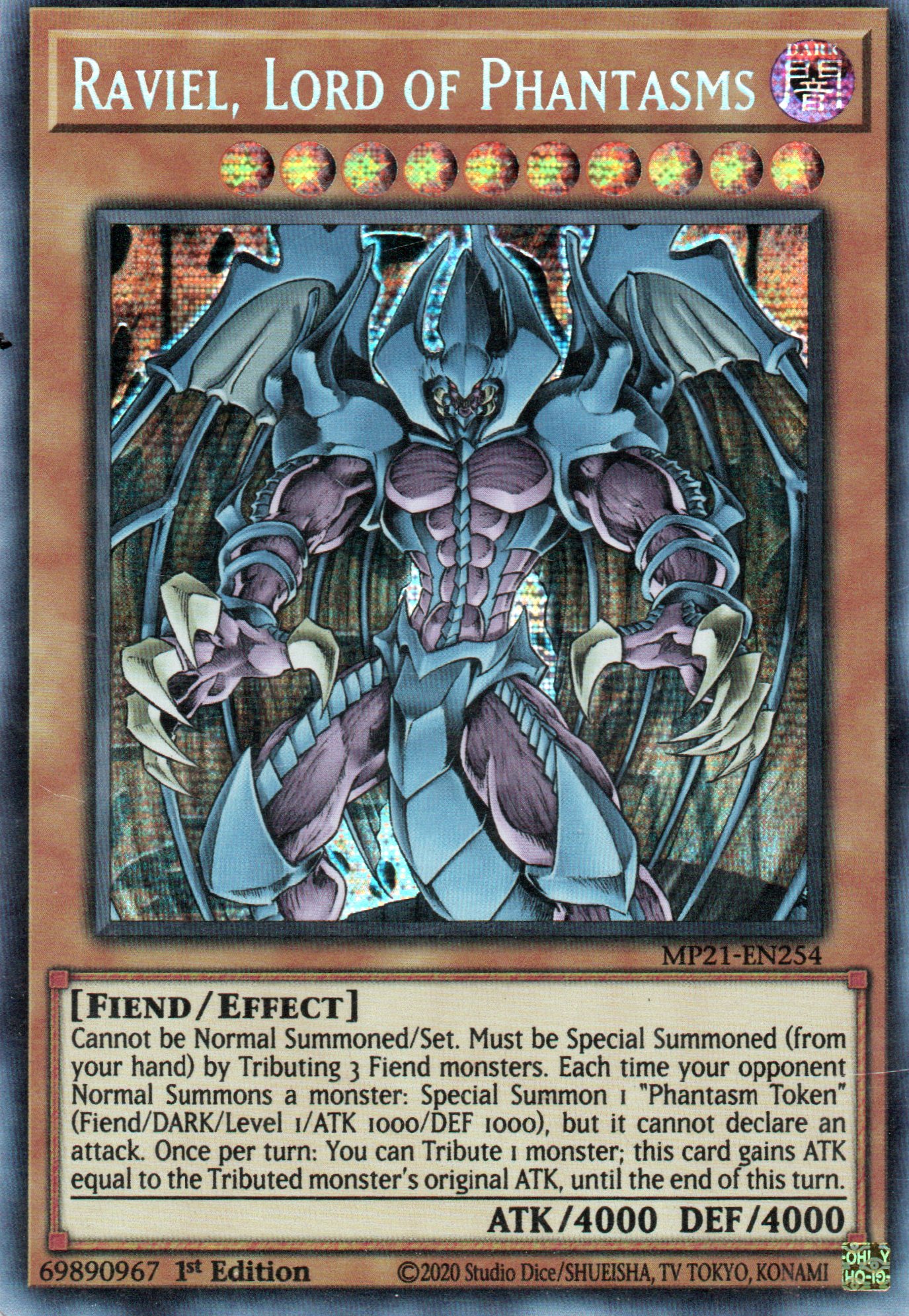 Raviel, Lord of Phantasms MP21-EN254 Secret rare