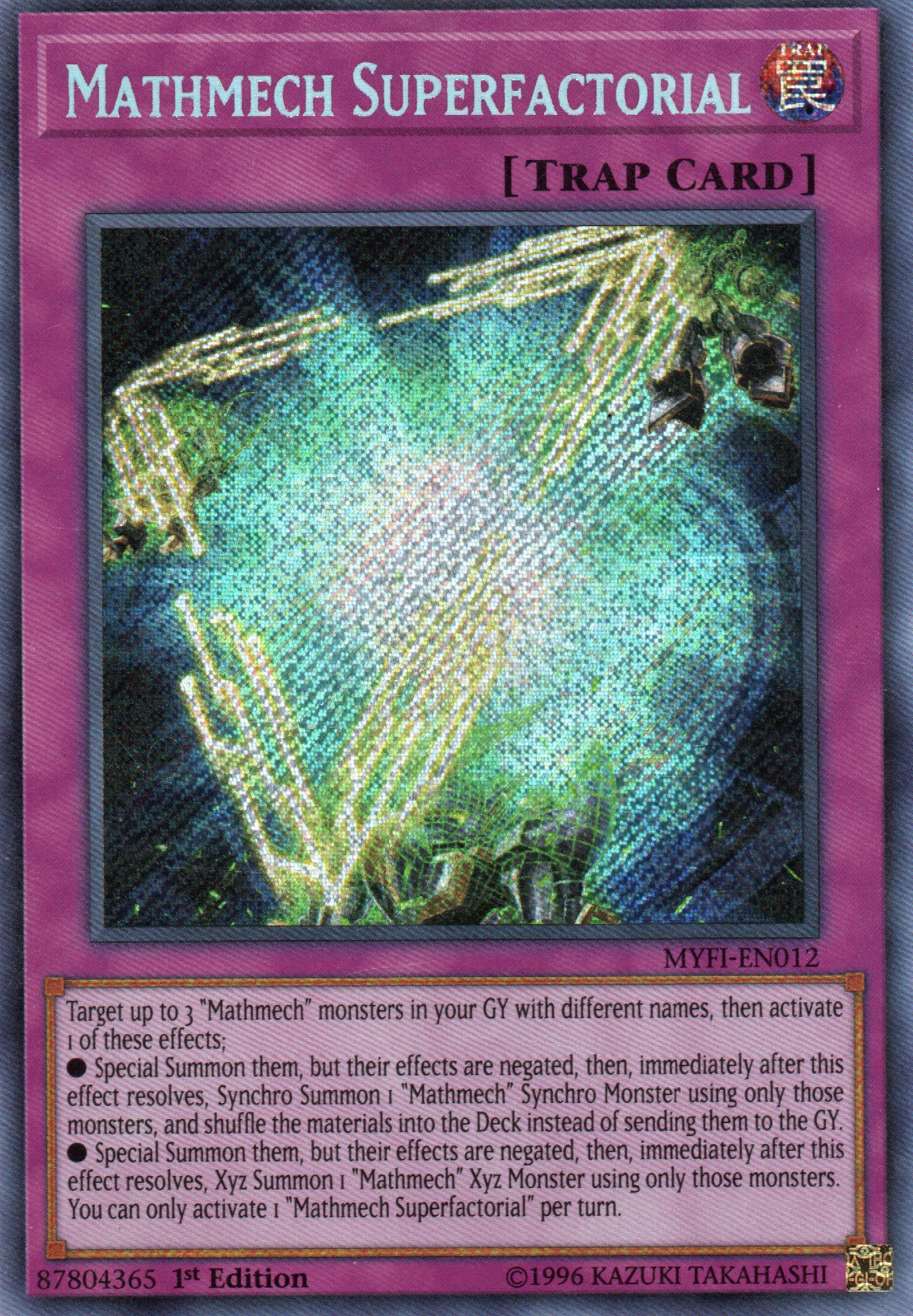 Mathmech Superfactorial MYFI-EN012 Secret rare