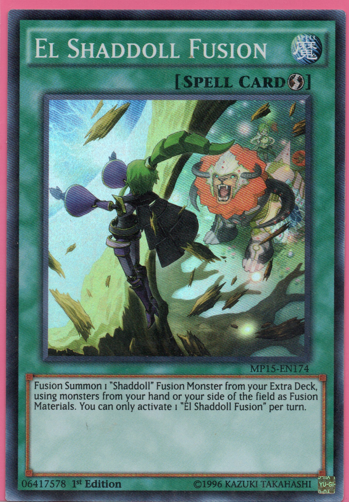 El Shaddoll Fusion NECH-ENS11 super rare