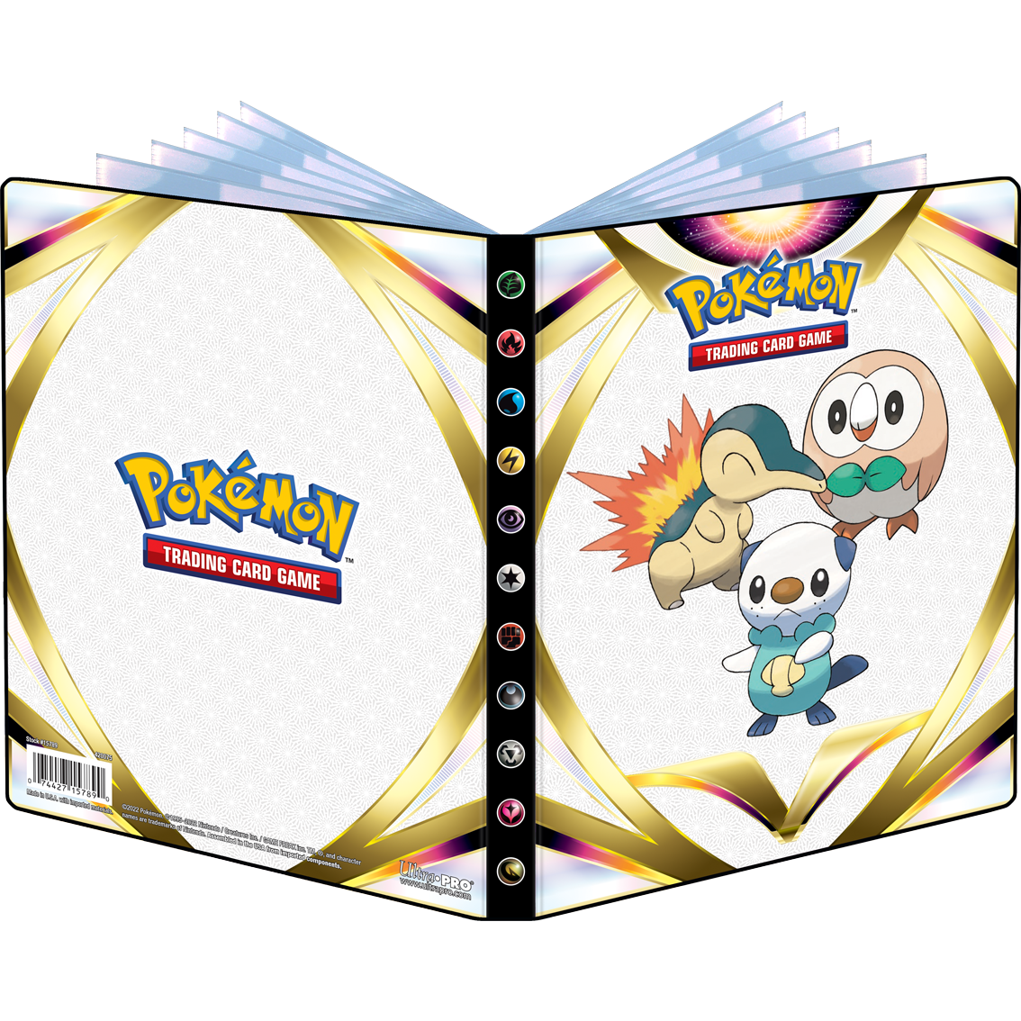 Ultra PRO - Pokémon Rowlet / Cyndaquil / Oshawott - Carpeta 9-Pocket