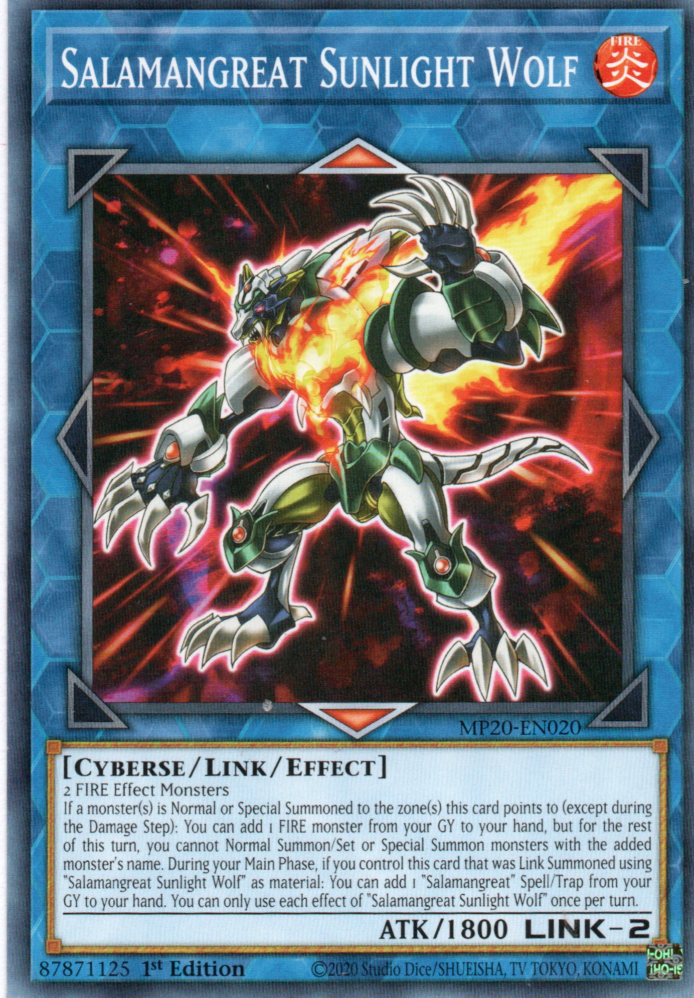 Salamangreat Sunlight Wolf MP20-EN020 Commun