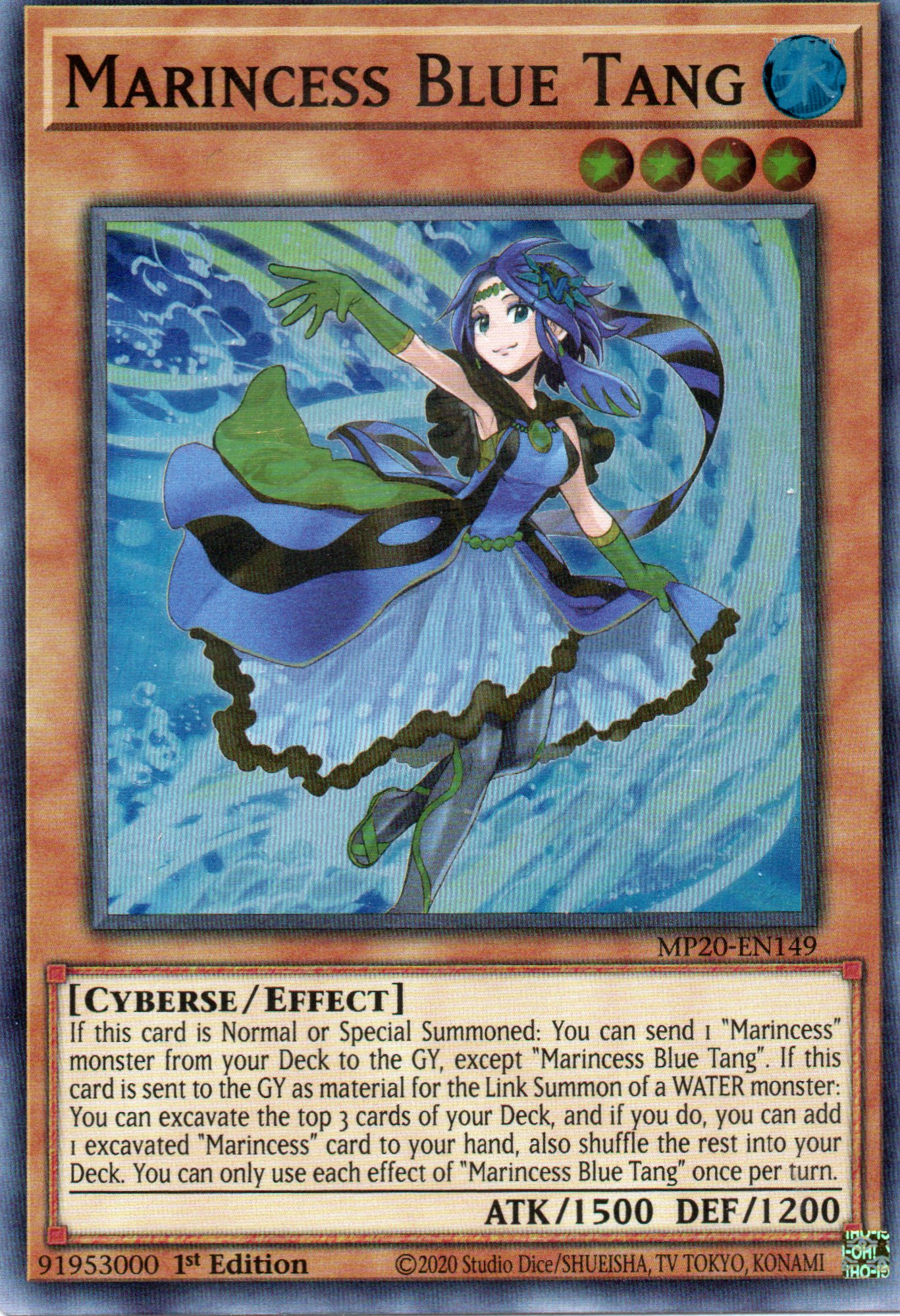 Marincess Blue Tang MP20-EN149 Super rare