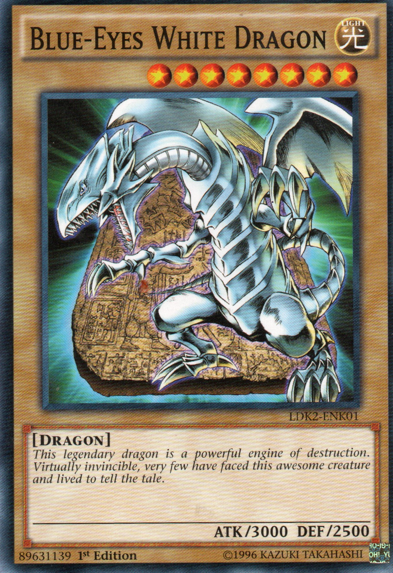 Blue-Eyes White Dragon LDK2-EN01 Commun