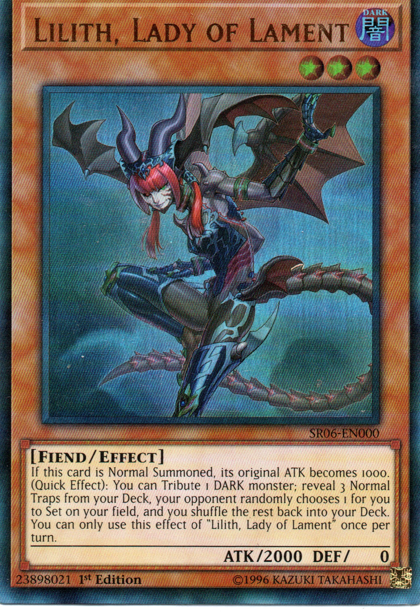 Lilith, Lady of Lament SR06-EN00 Ultra rare