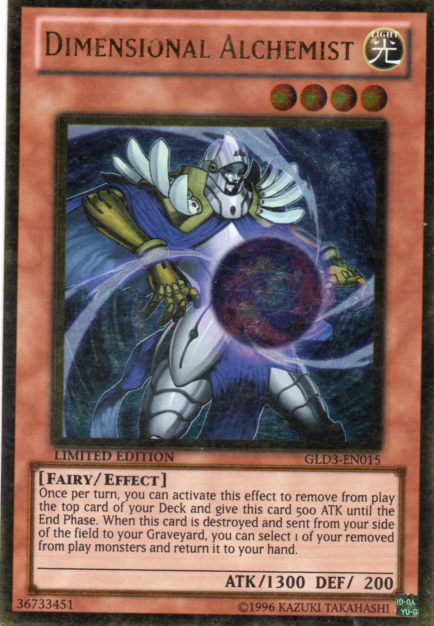 Dimensional Alchemist GLD3-EN015 Gold rare