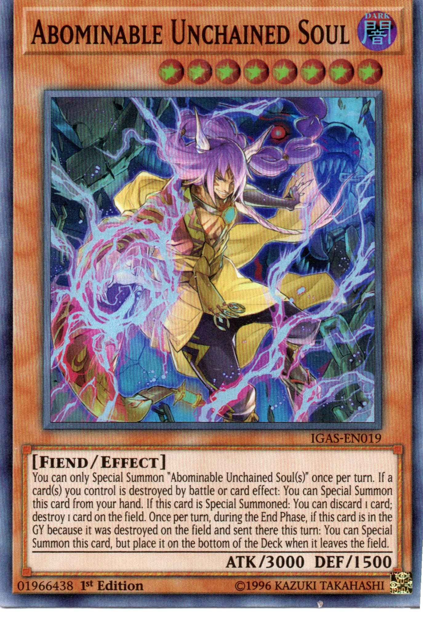 Abominable Unchained Soul IGAS-EN019 Super rare