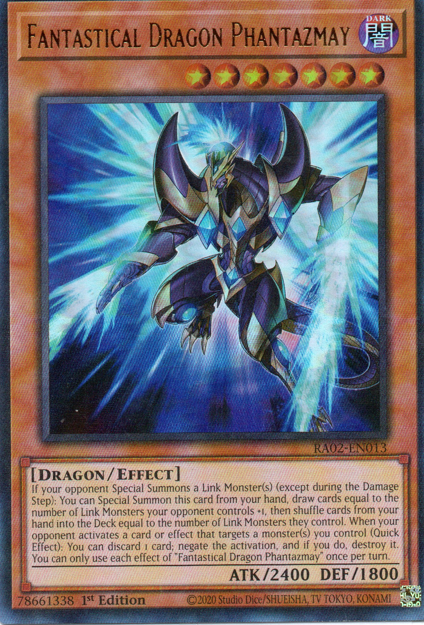 Fantastical Dragon Fantazmay RA02-EN013 Ultra rare