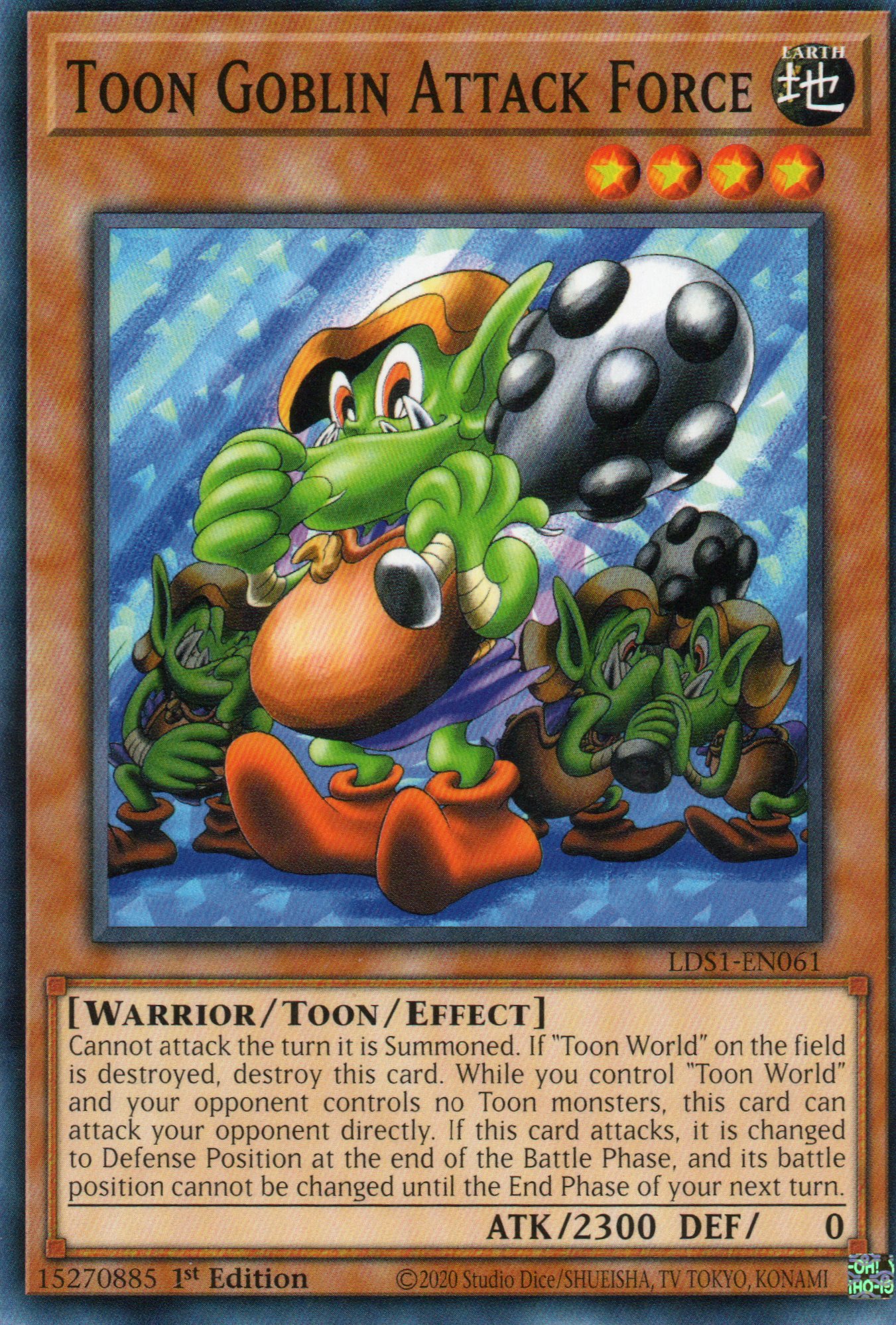 Toon Goblin Attack Force LDS1-EN061 Commun