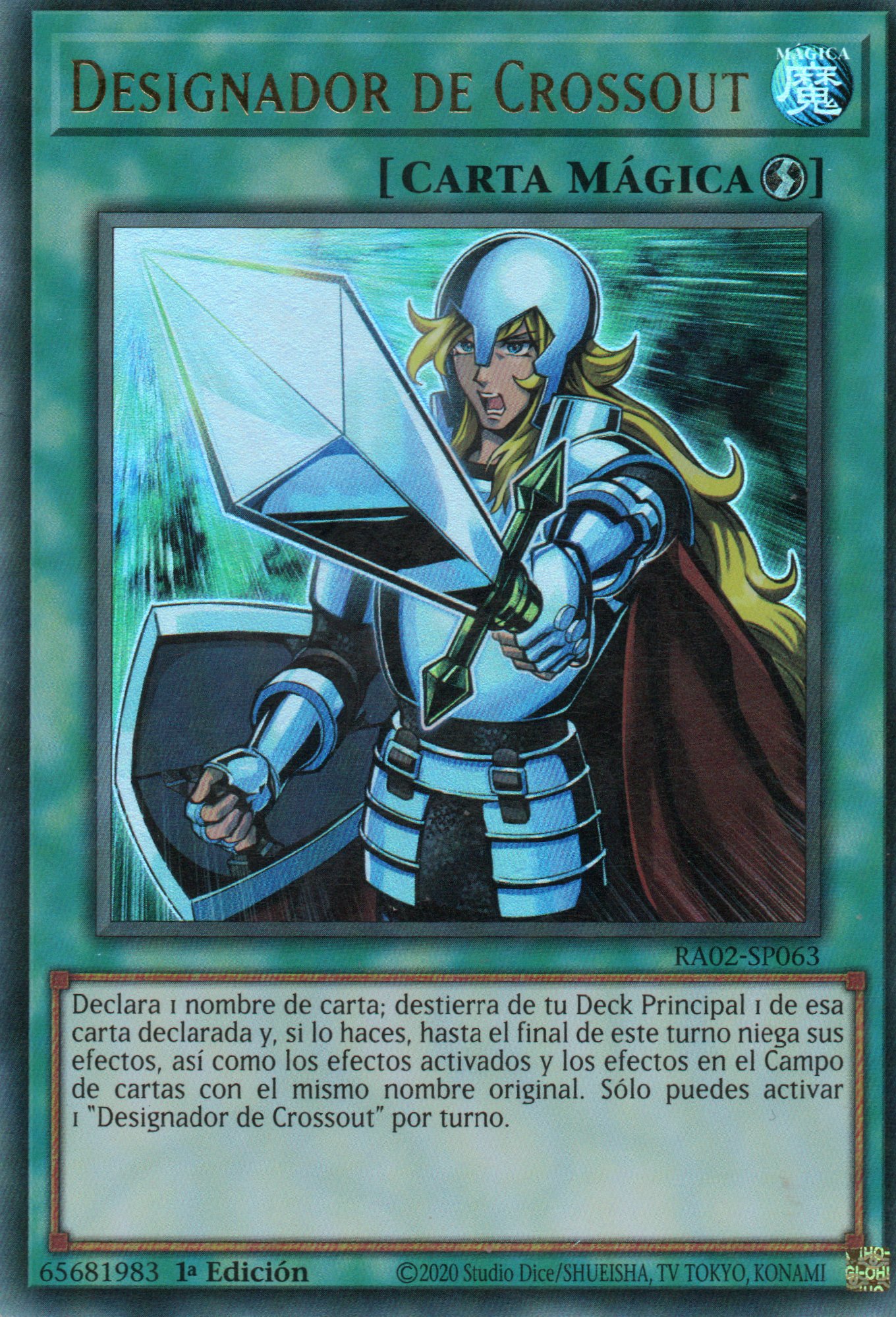 Designador de Crossout RA01-SP063 Ultra rare