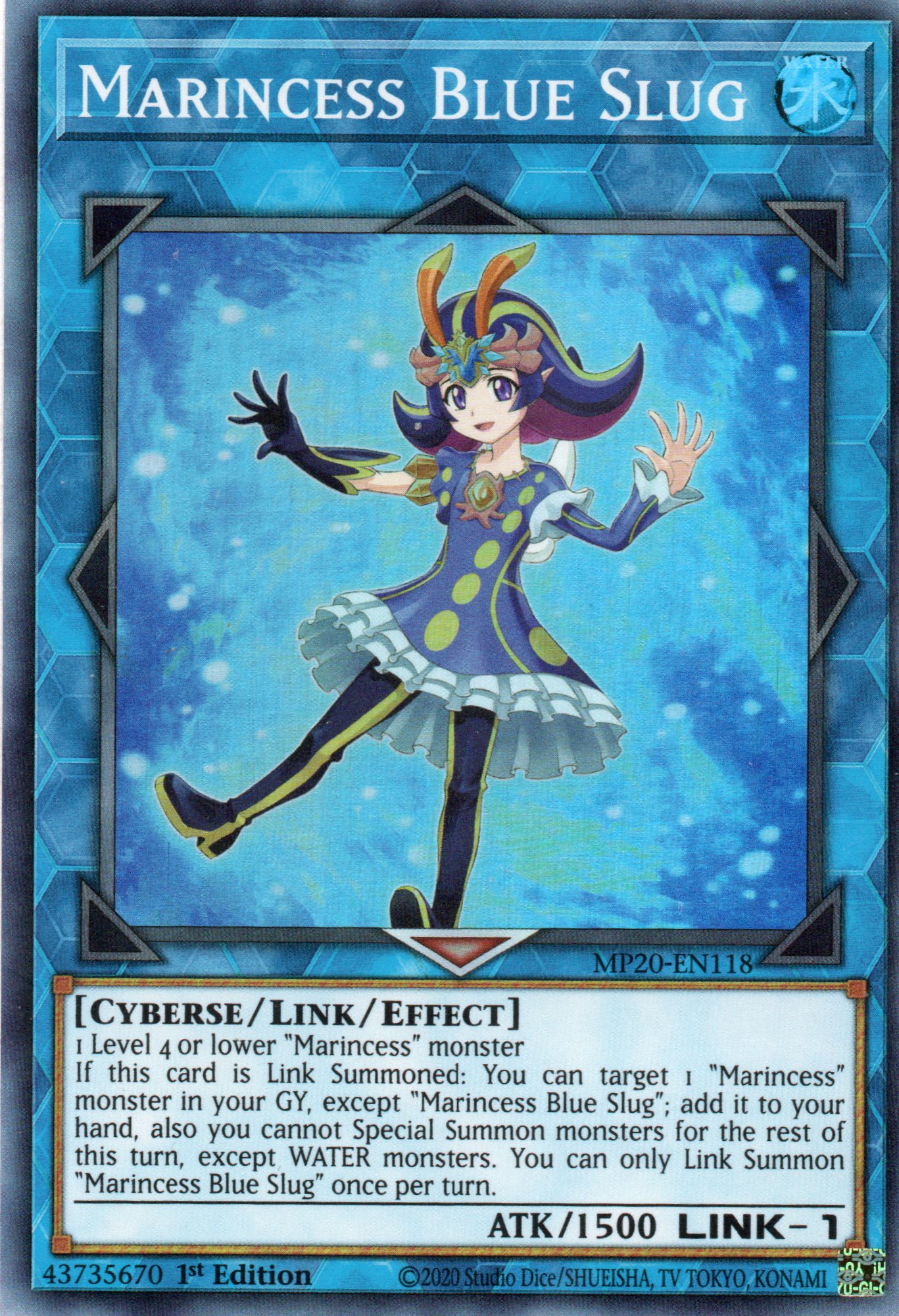 Marincess Blue Slug MP20-EN118 Super rare