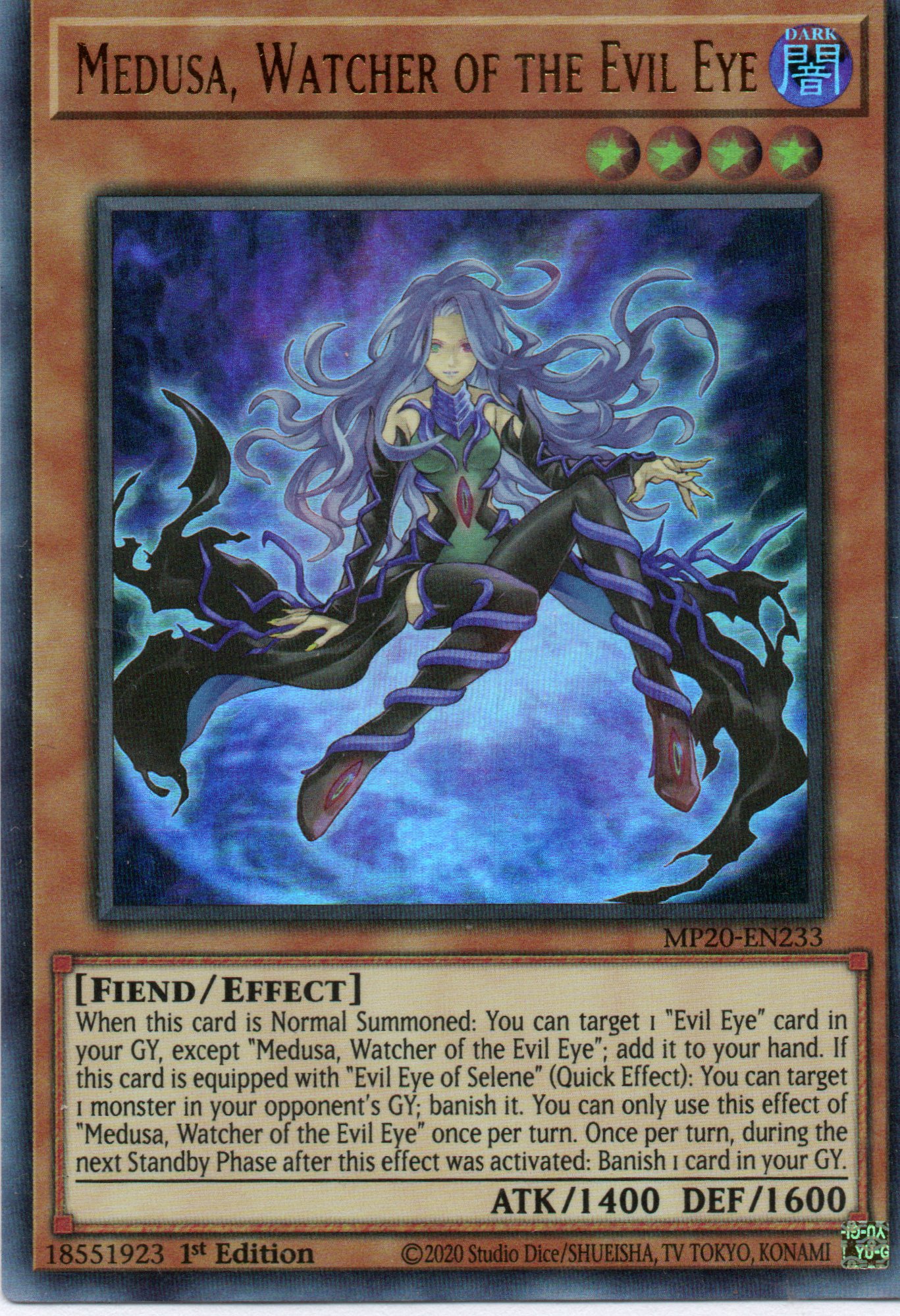 Medusa, Watcher of the Evil Eye MP20-EN233 Ultra rare