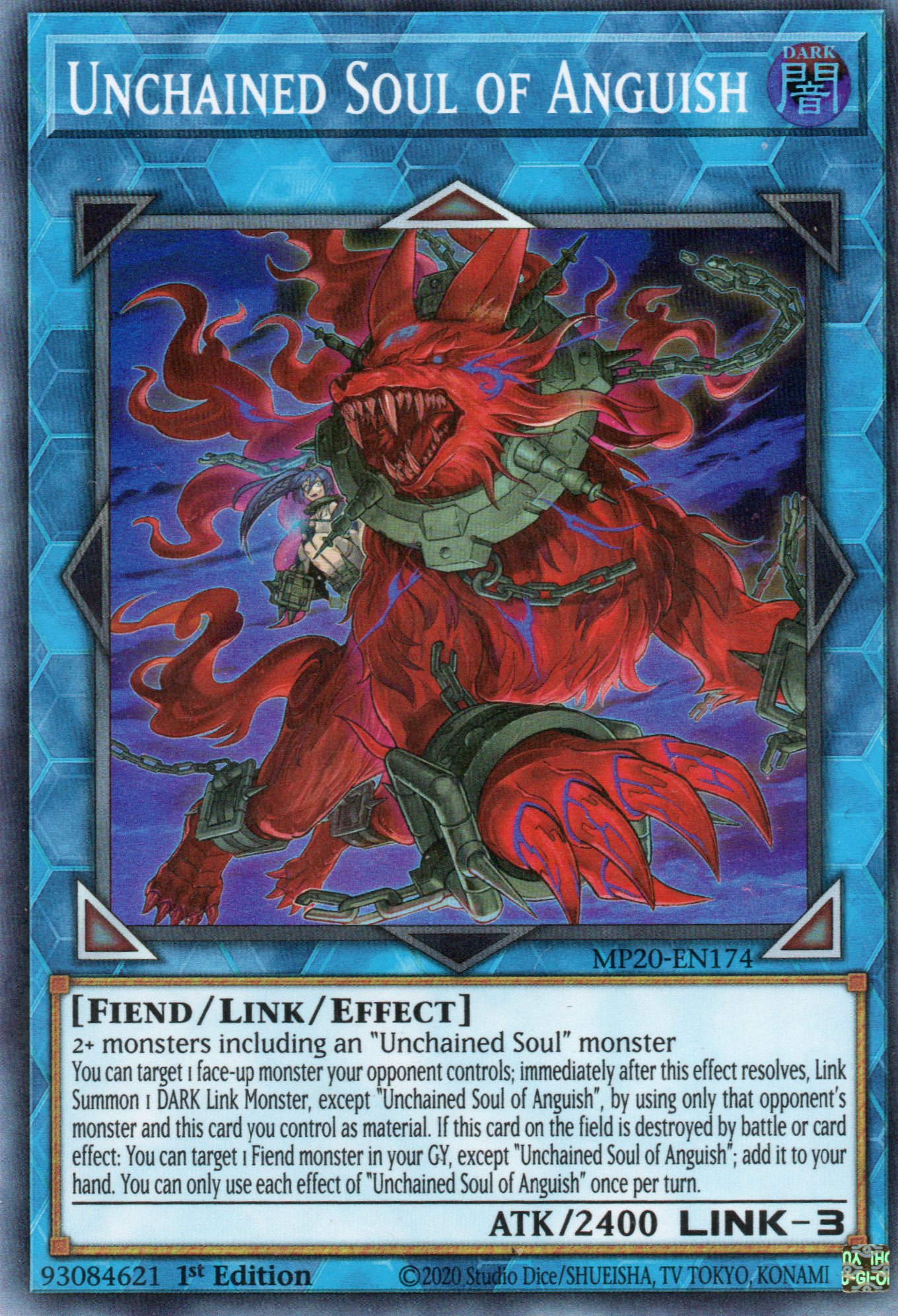 Unchained Soul of Anguish MP20-EN024 Super rare