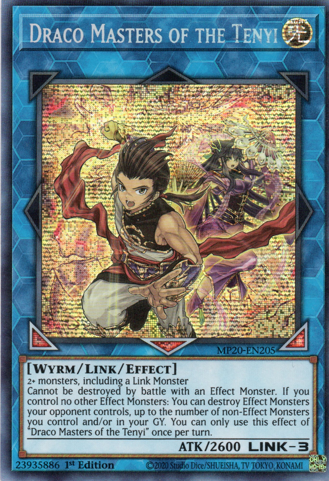 Draco Masters of the Tenyi MP20-EN205 Secret rare