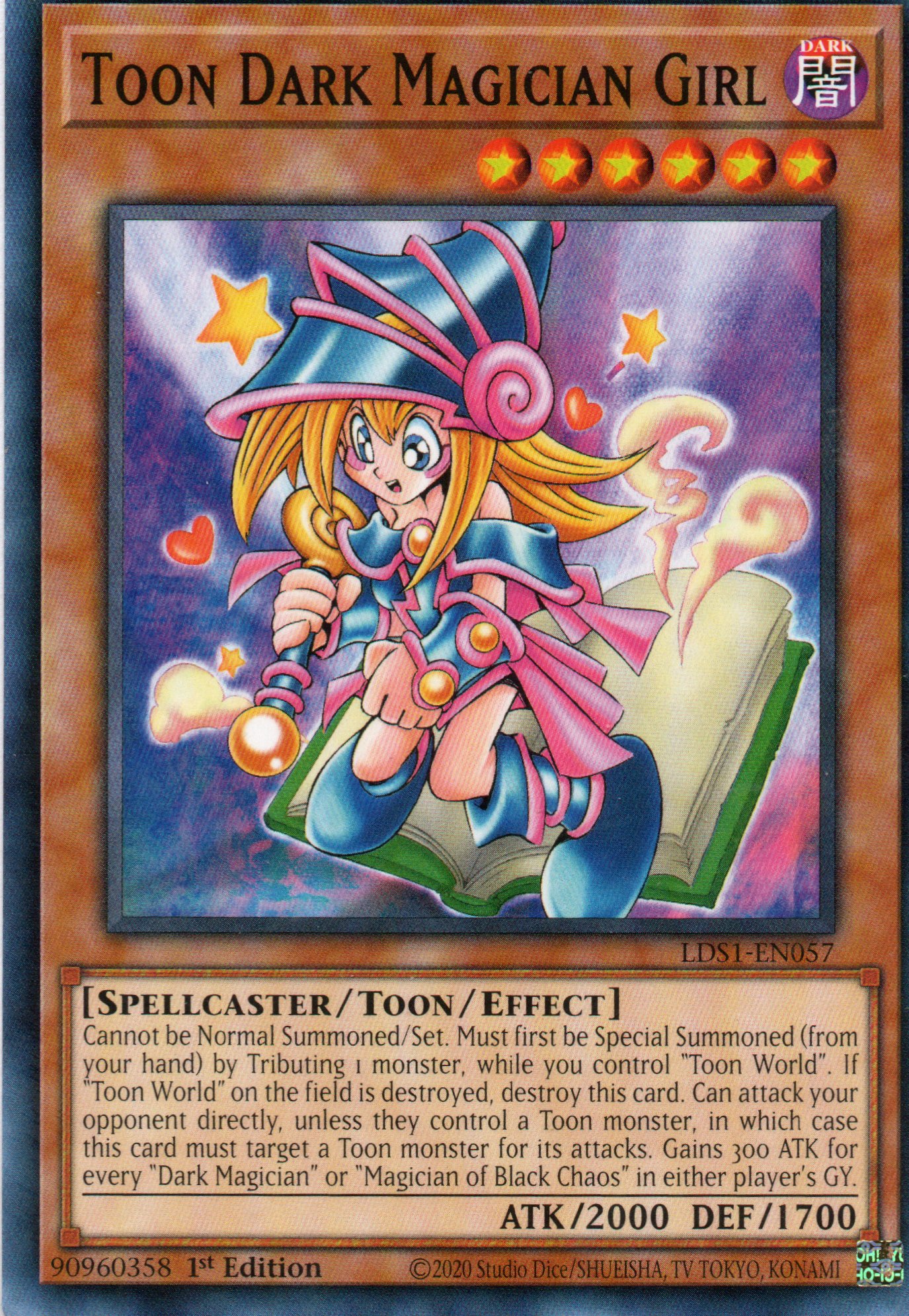 Toon Dark Magician Girl LDS1-EN057 Commun