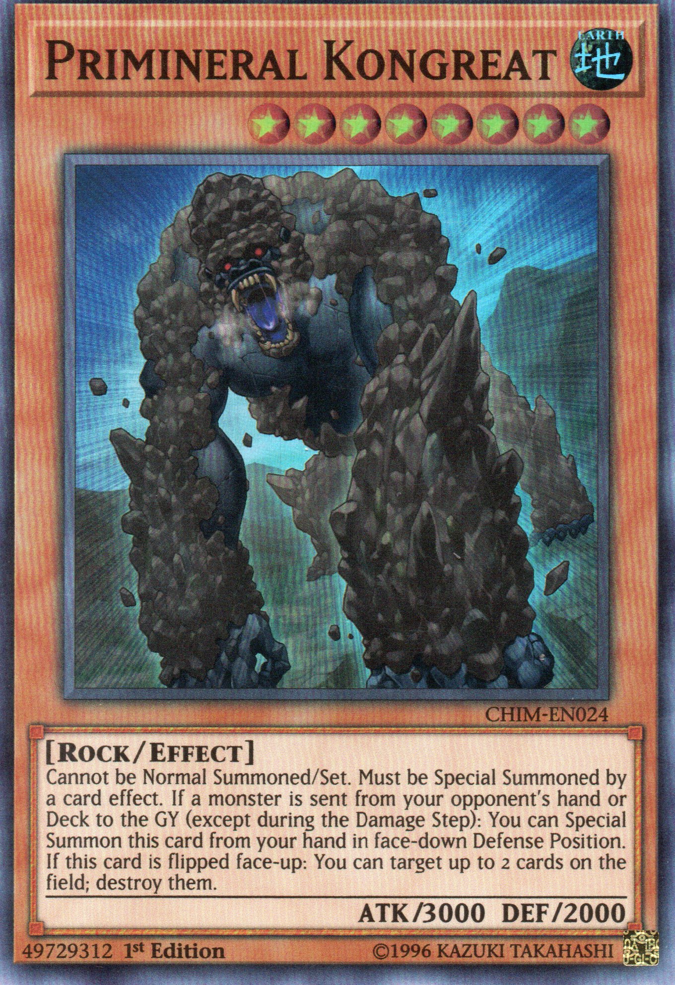 Primineral Kongreat CHIM-EN024 Super rare