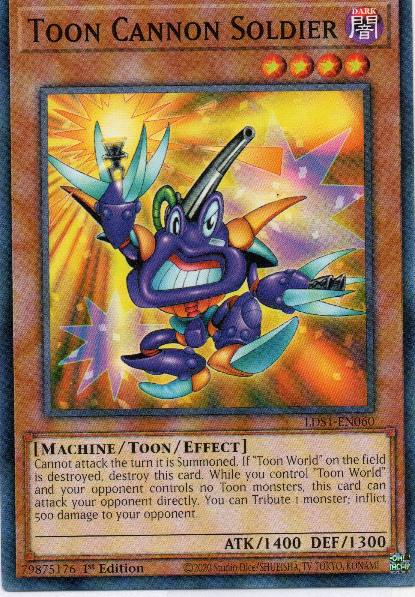 Toon Cannon Soldier LDS1-EN060 Commun