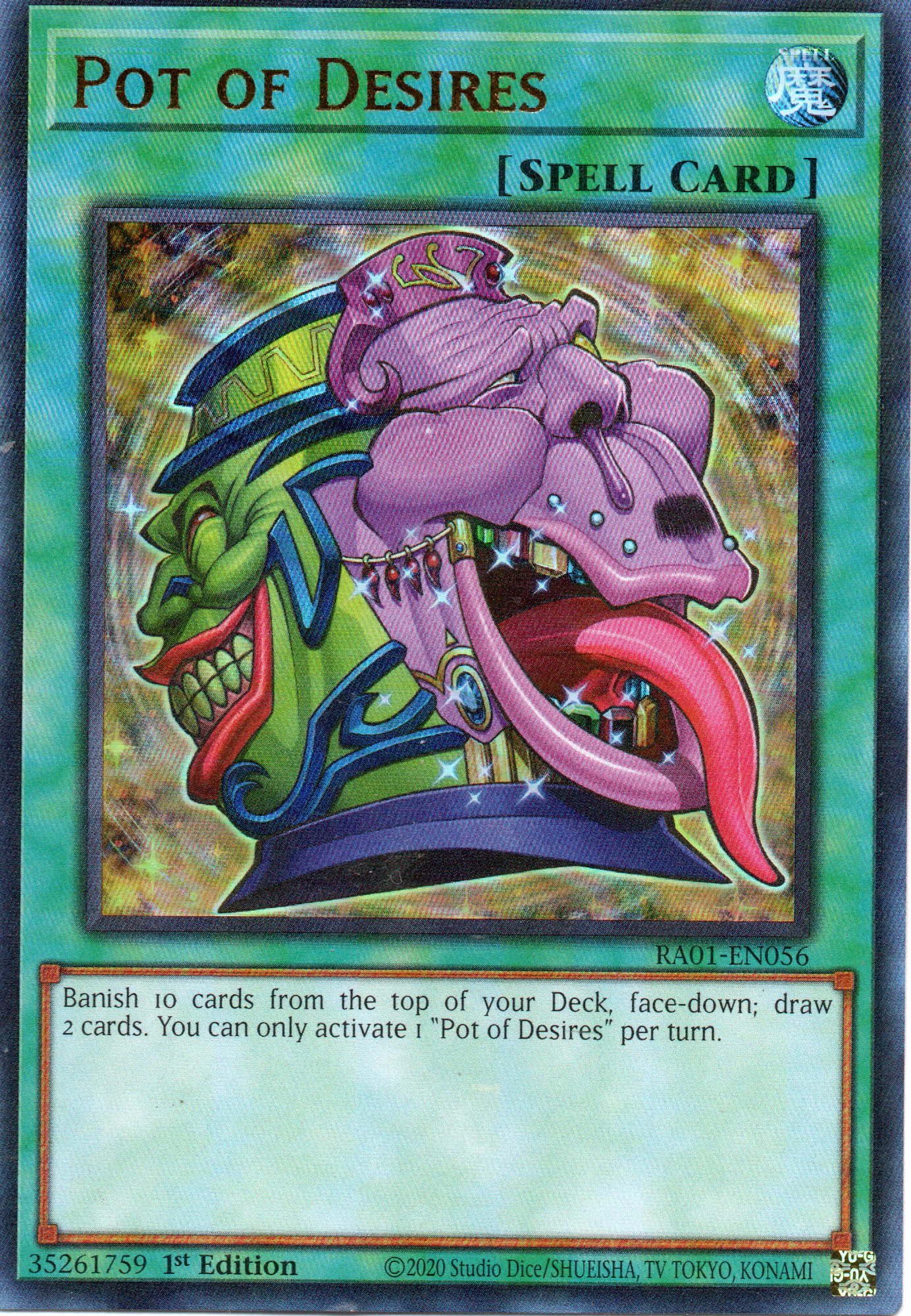 Pot of Desires RA01-EN056 Ultra rare