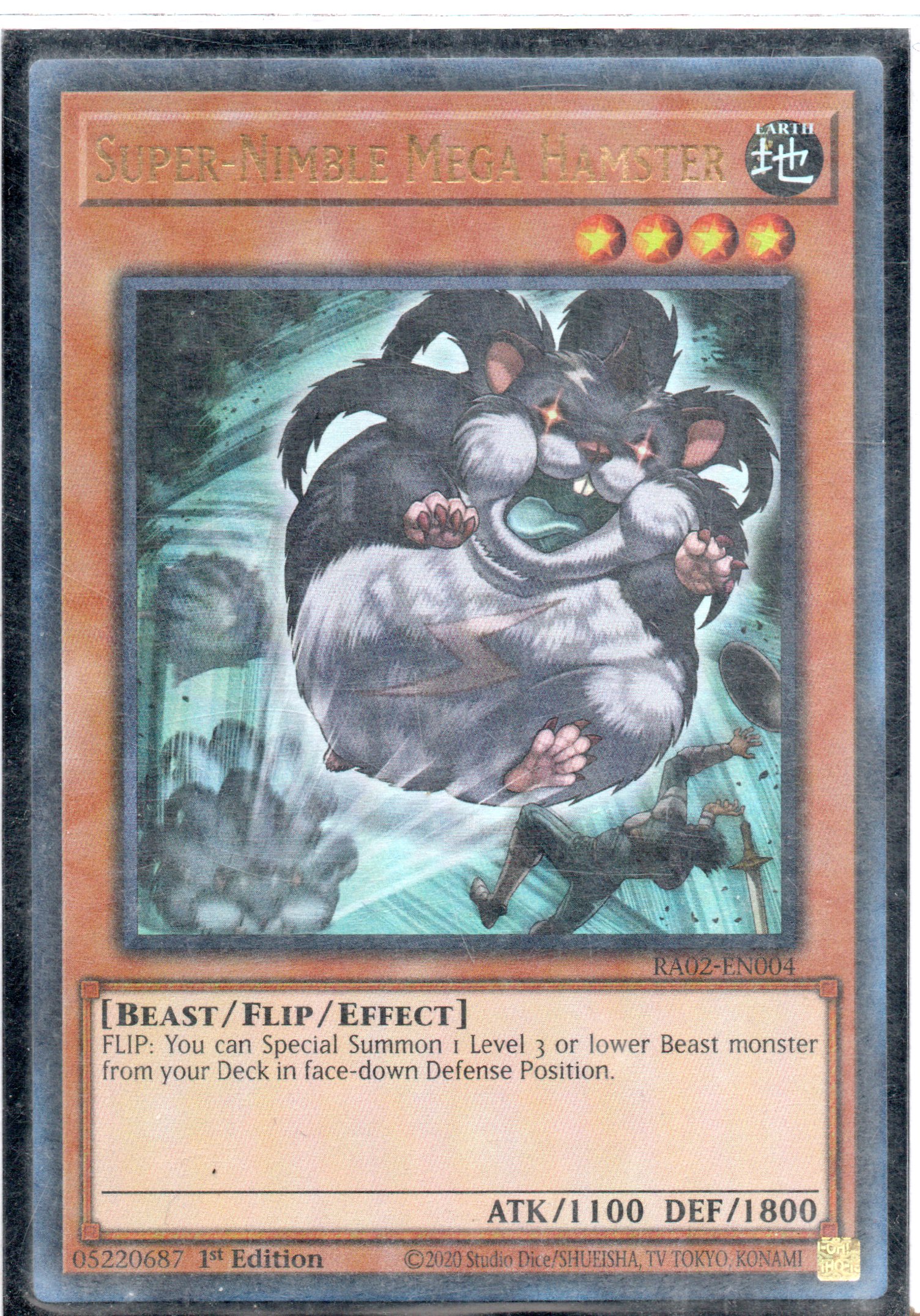 Super-Nimble Mega Hamster RA02-EN004 Ultra rare