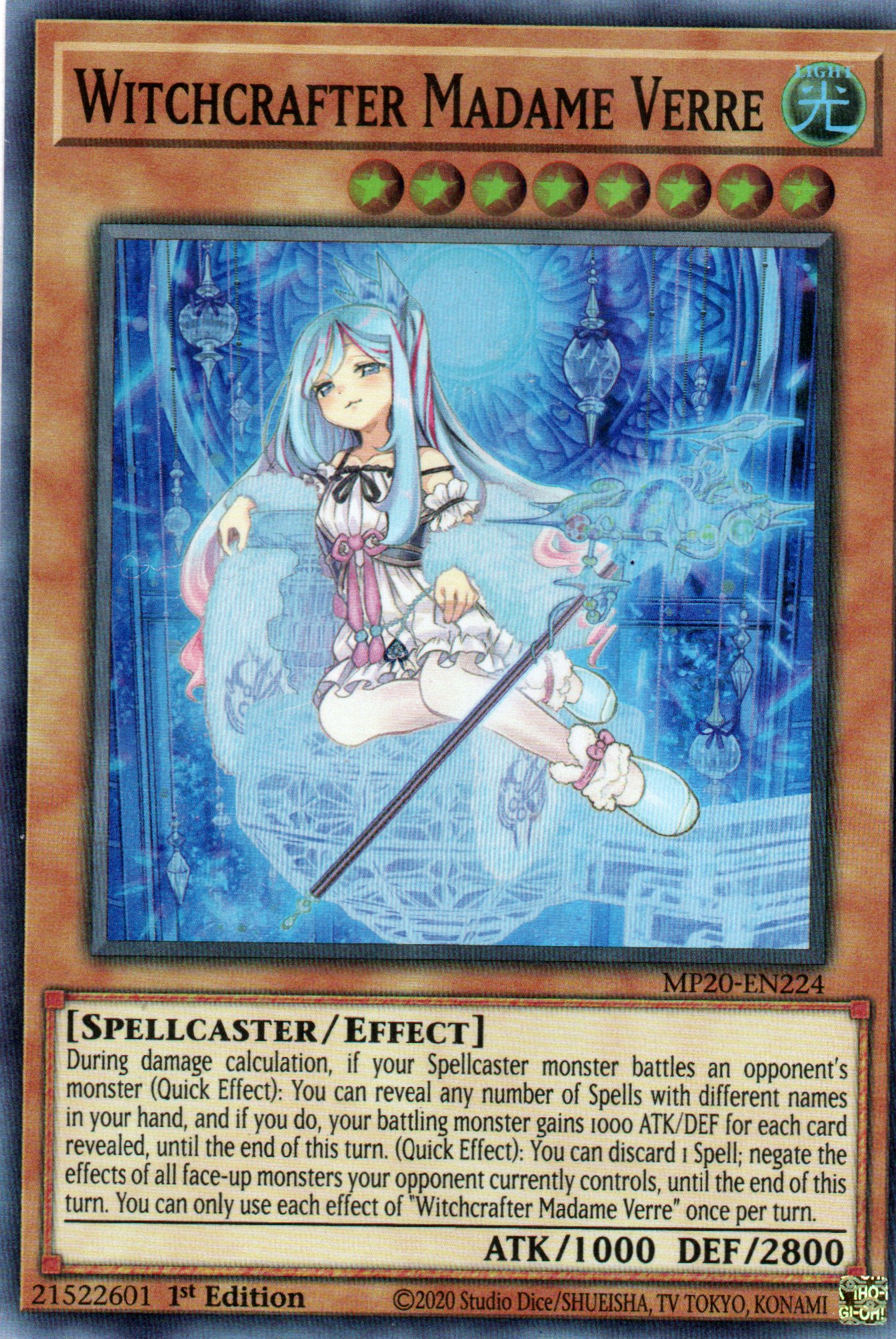 Witchcrafter Madame Verre MP20-EN224 Super rare