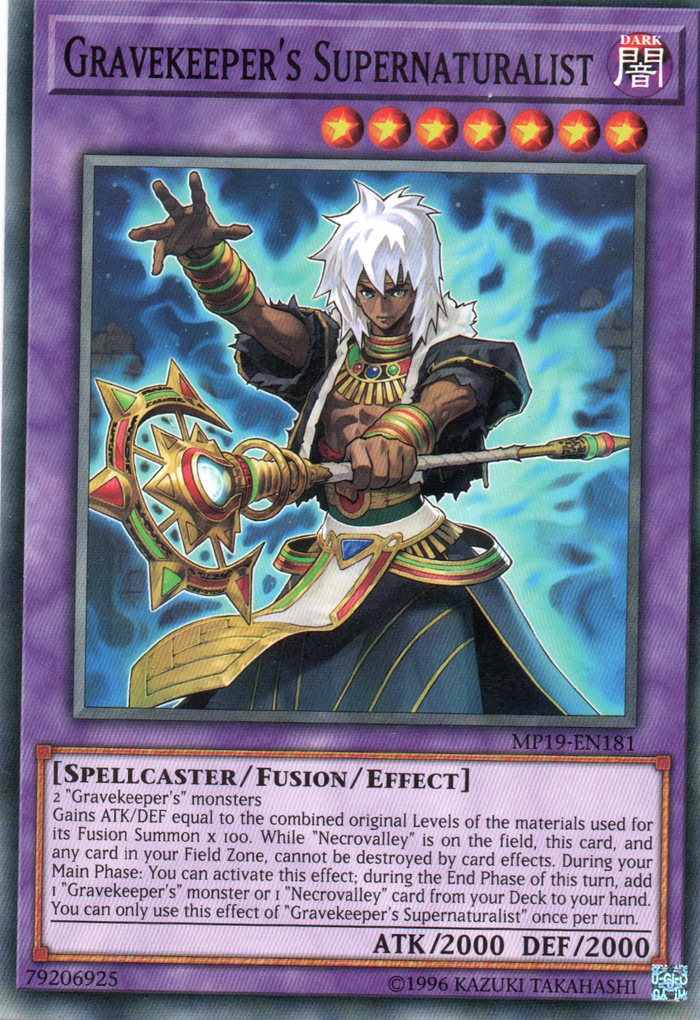 Gravekeeper´s Supernaturalist MP19-EN181 Commun