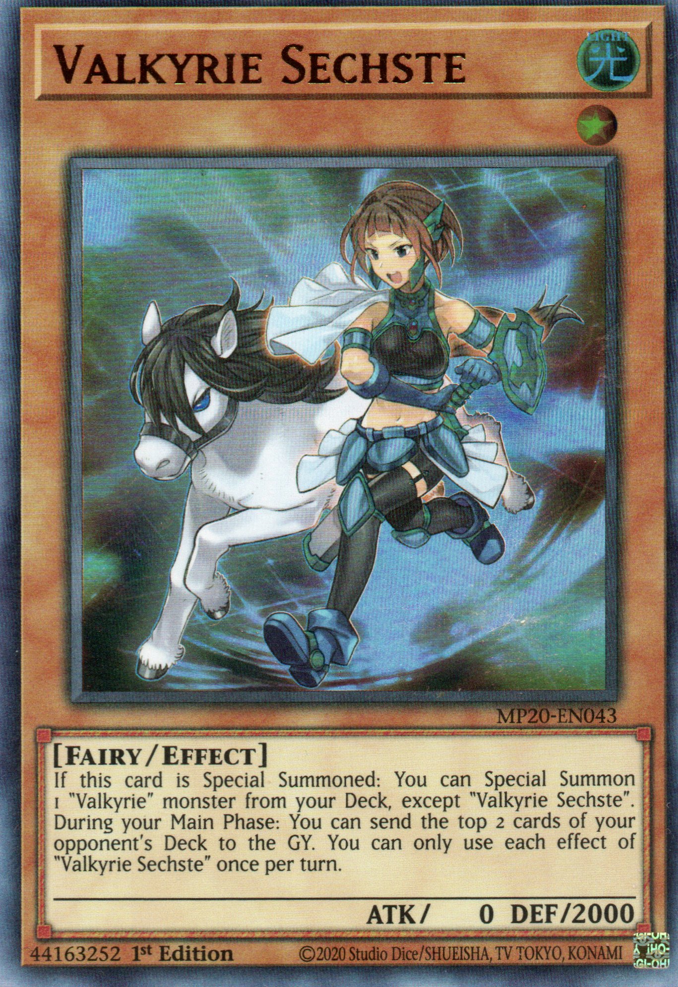 Valkyrie Sechste MP20-EN043 Ultra rare