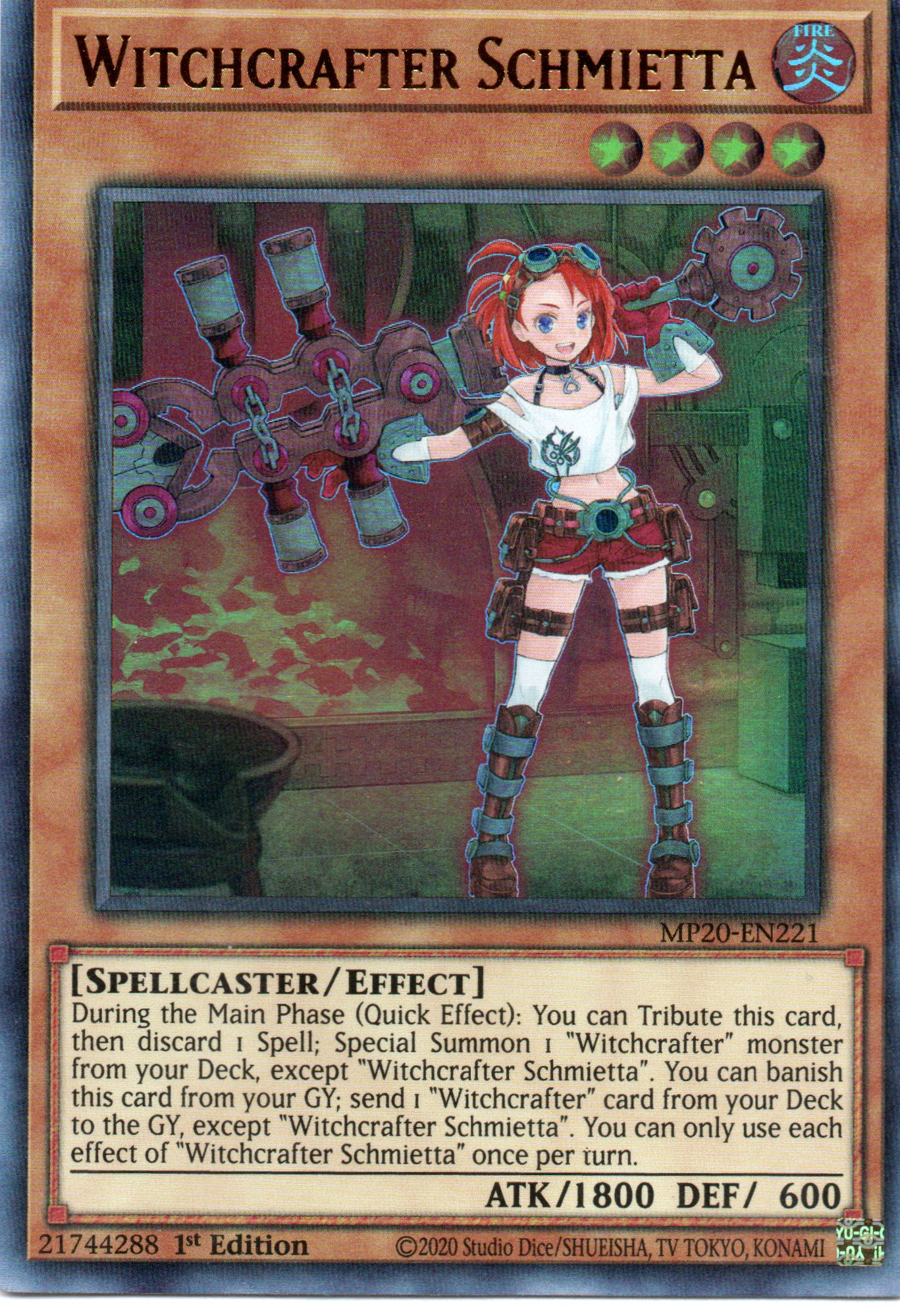 Witchcrafter Schmietta MP20-EN221 Super rare