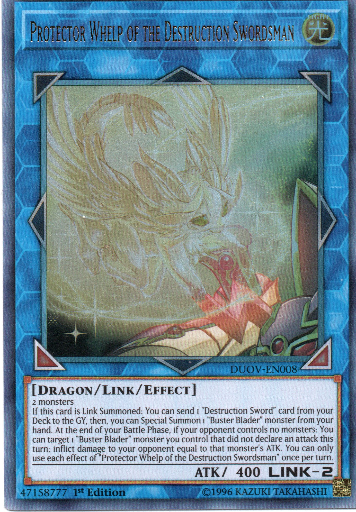 Protector Whelp of the Destruction Swordsman DUOV-EN008 Ultra rare