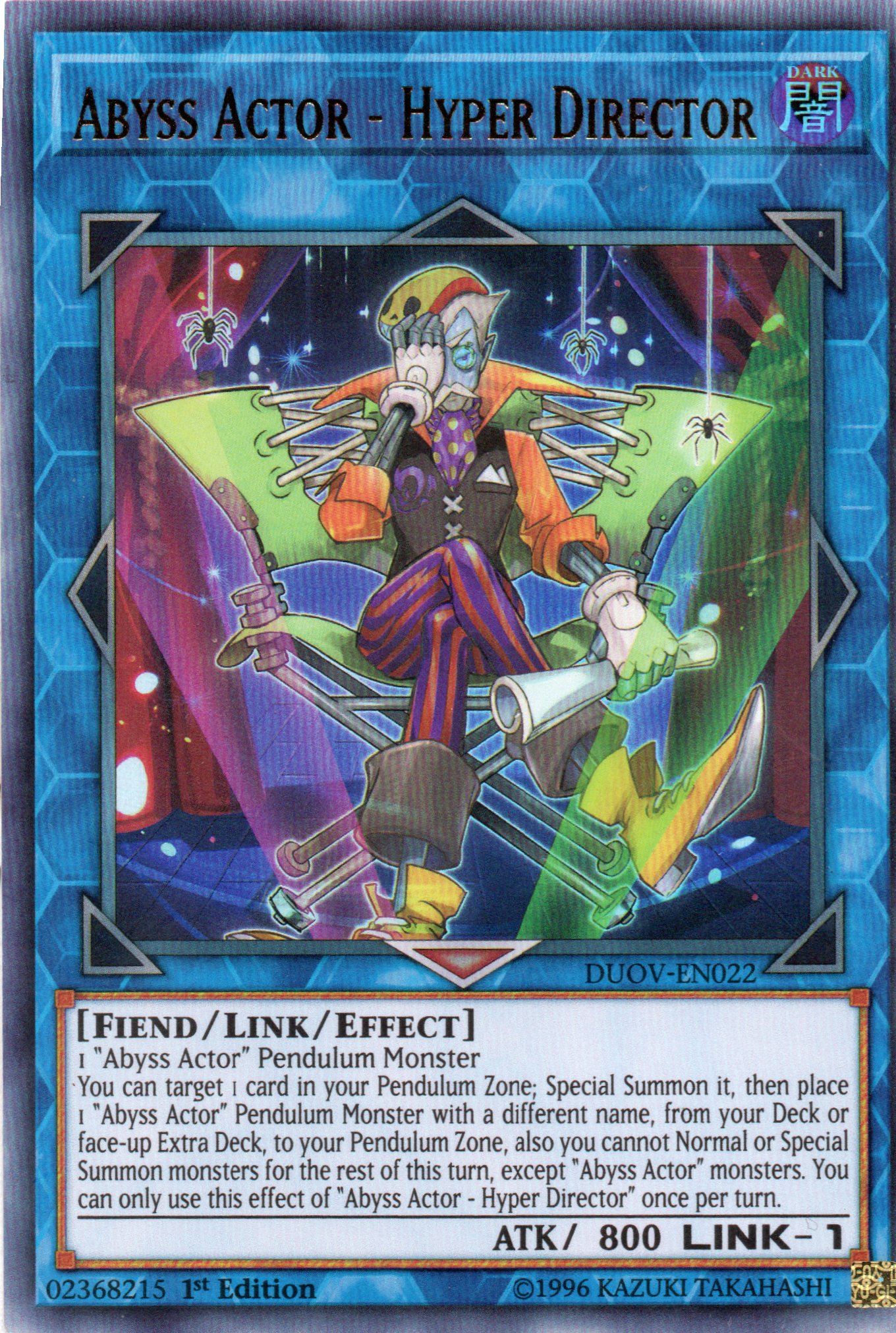 Abyss Actor - Hyper Director DUOV-EN022 Ultra rare
