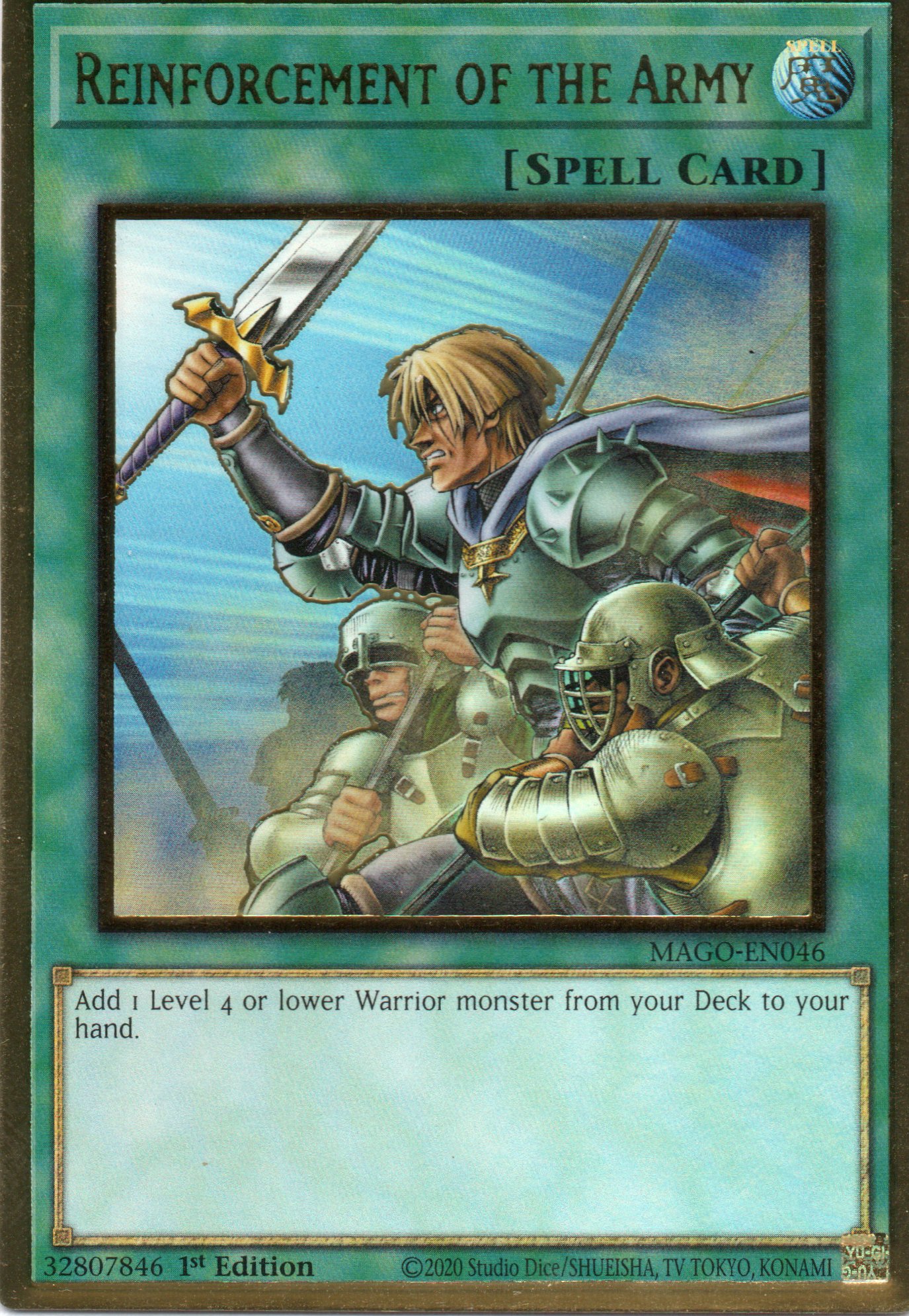 Reinforcement of the Army MAGO-EN046 Gold rare