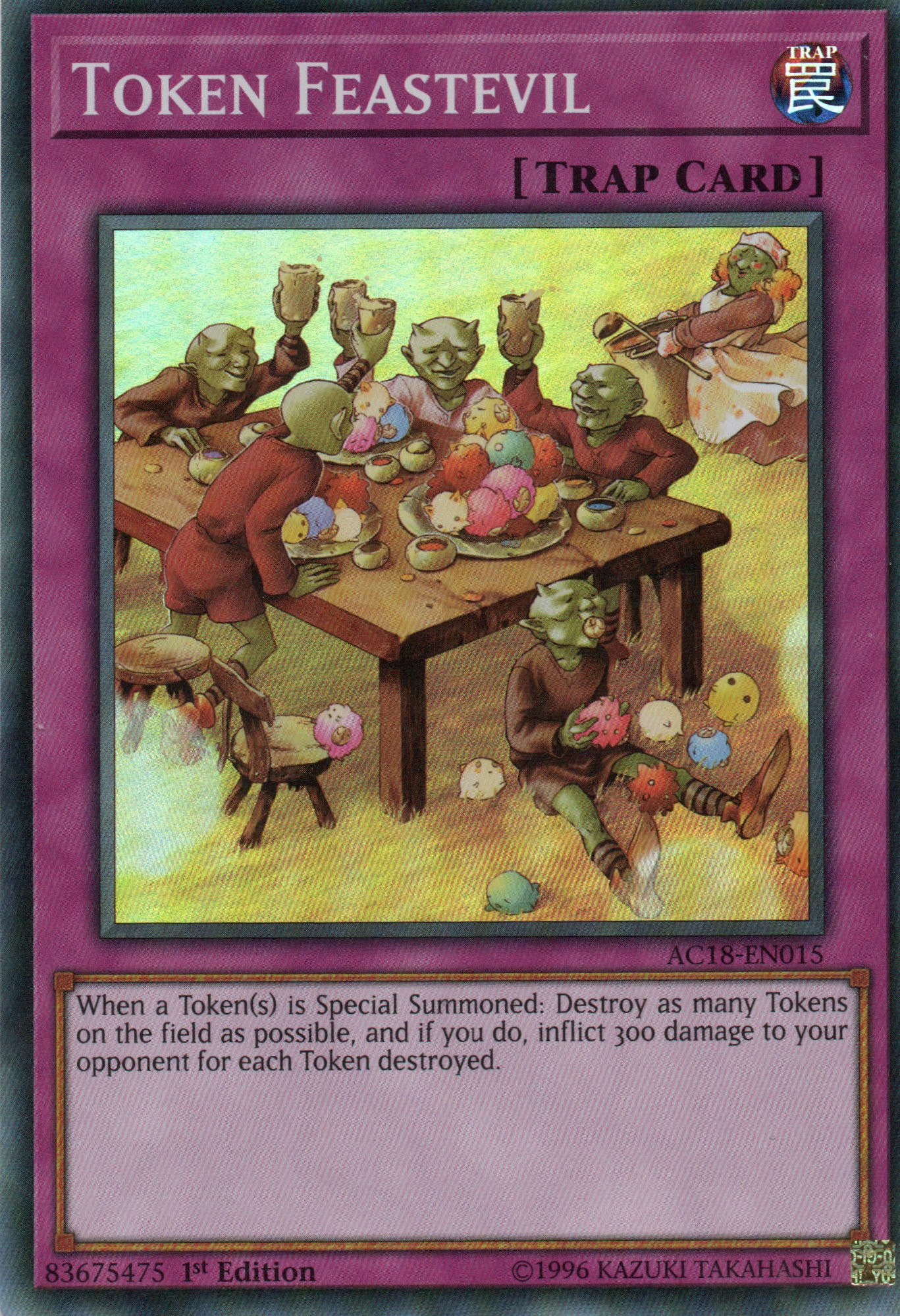 Token Feastevil AC18-EN015 Super rare