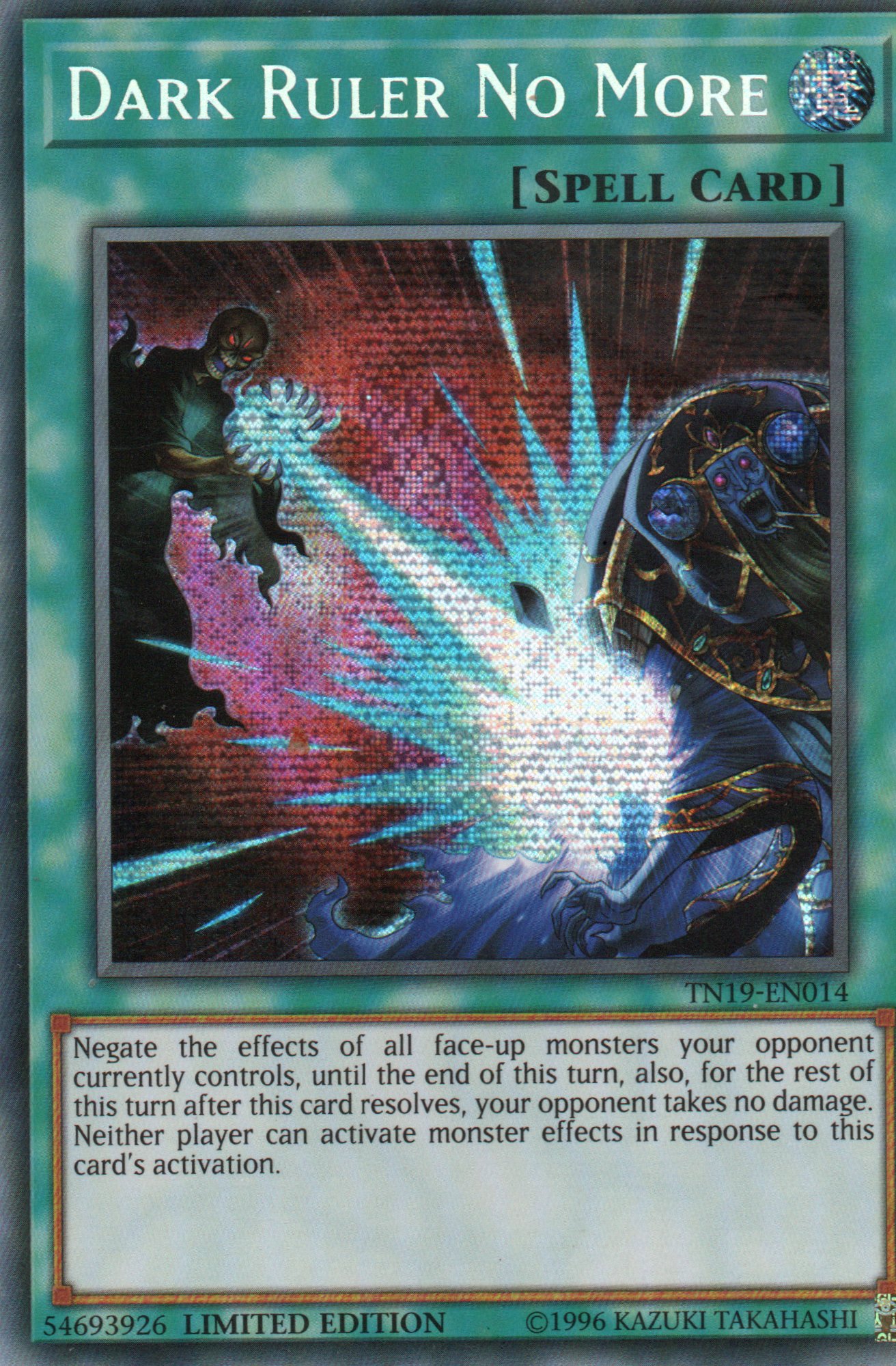 Dark Ruler no More TN19-EN014 Secret rare