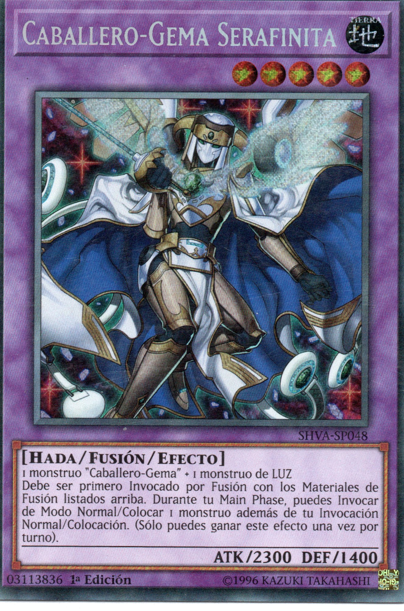 Caballero-Gema Serafinita SHVA-SP048 Secret rare