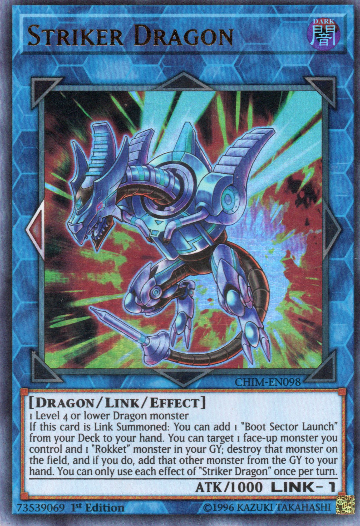 Striker Dragon CHIM-EN098 Ultra rare